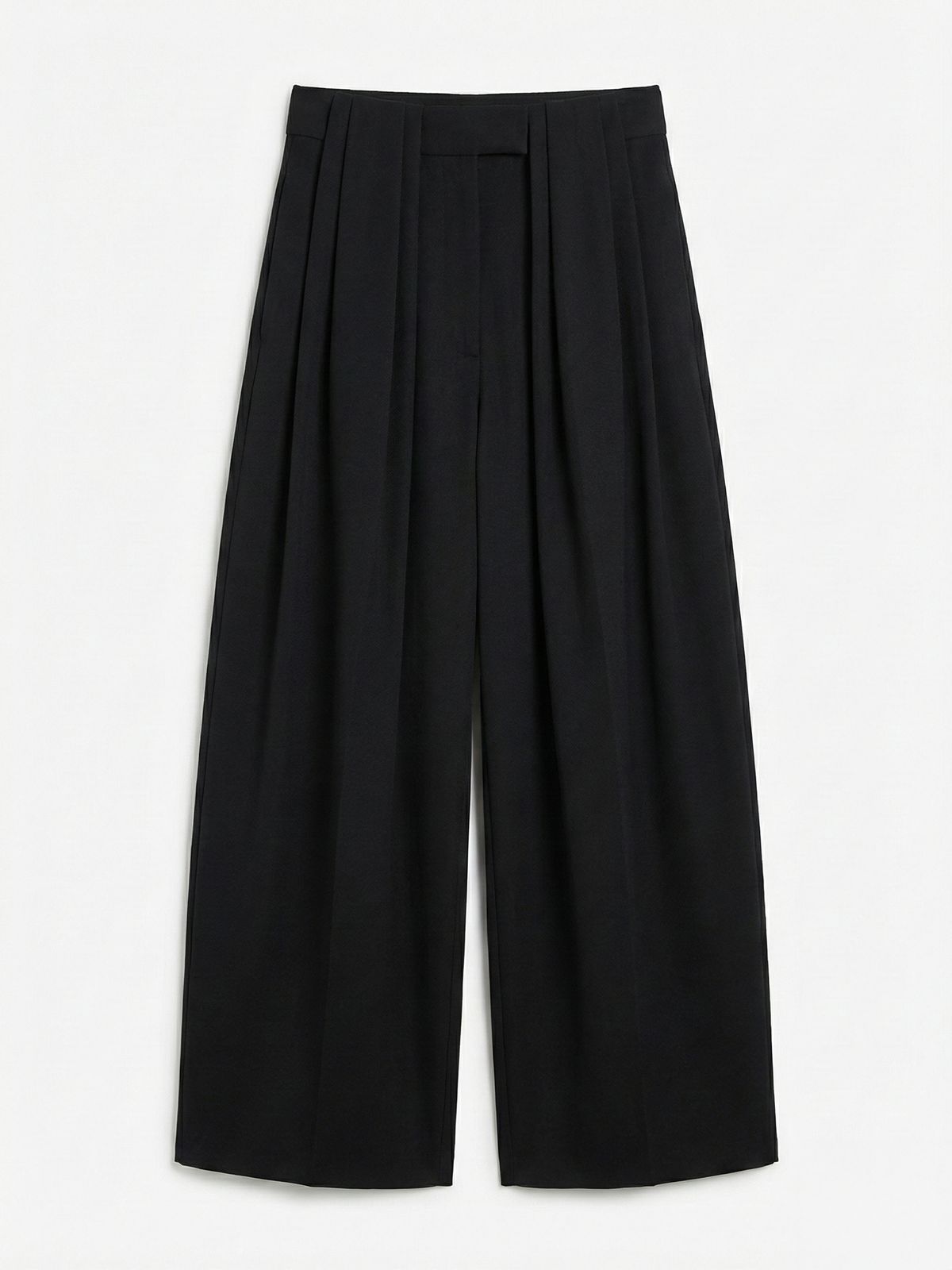 Juniper Pleated Trouser In Black