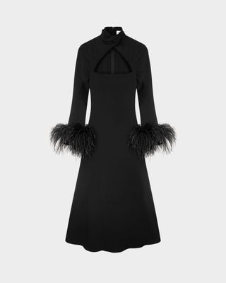Odessa Midi Dress in Crepe