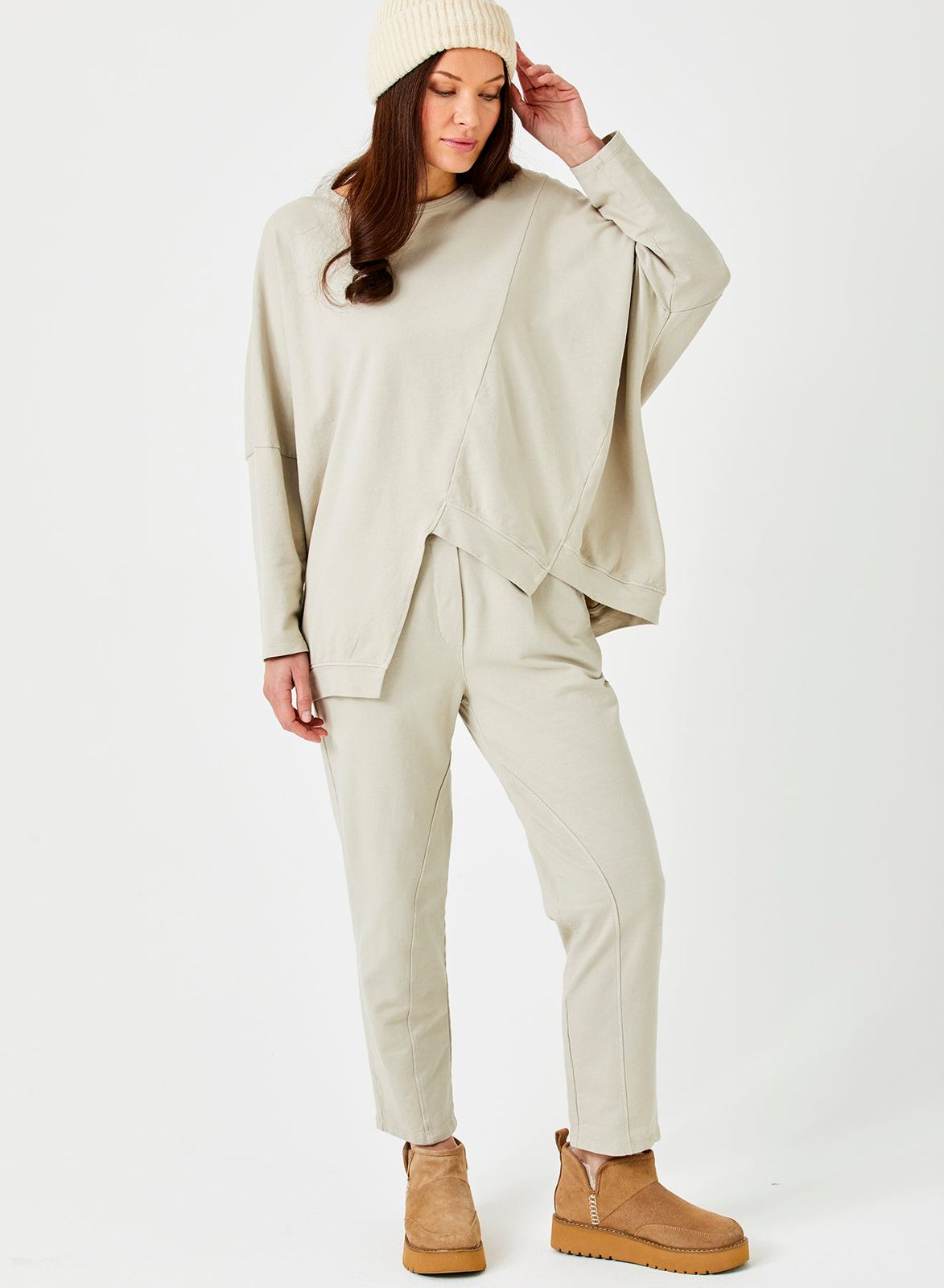 Yanky Pleat Front Joggers