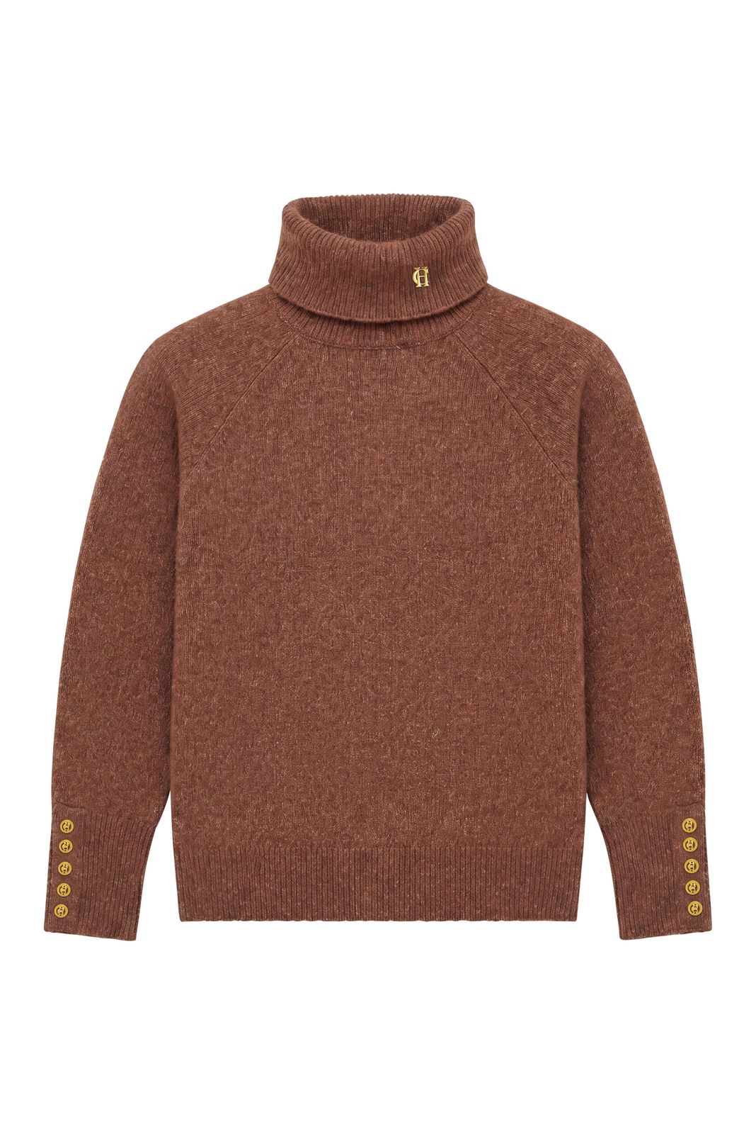 Tori Roll Neck Knit (latte)