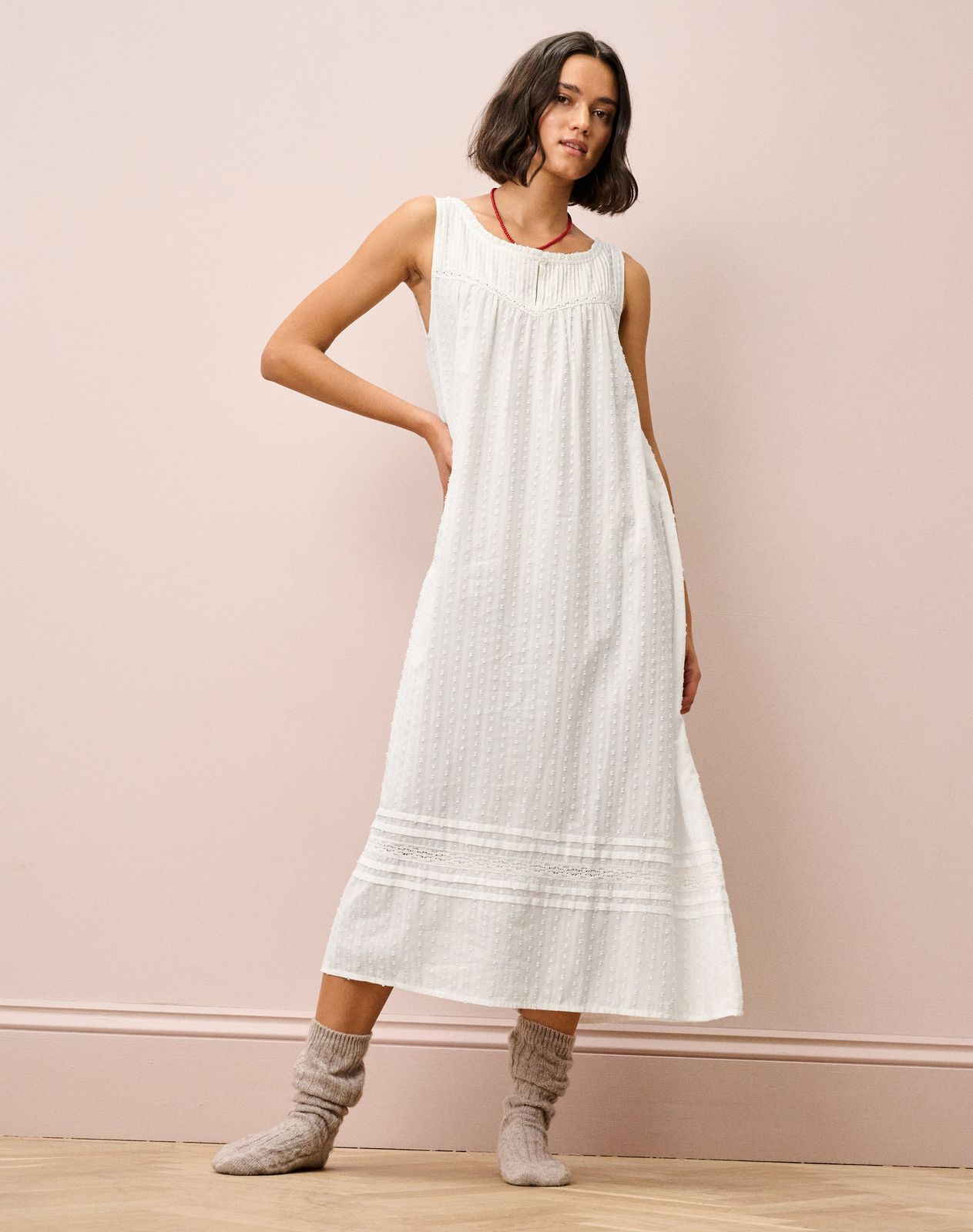 Organic Cotton Dobby Nighty