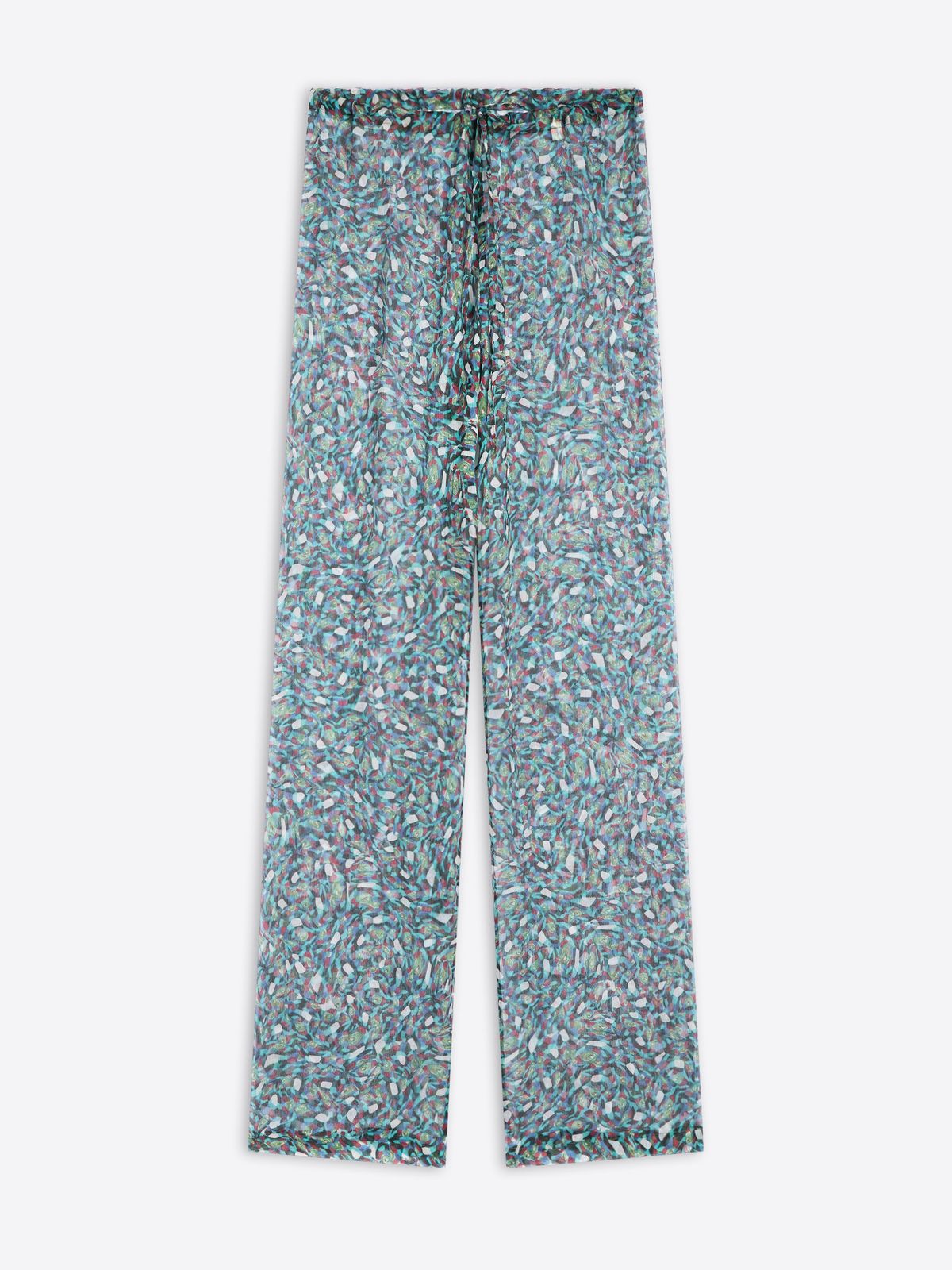 Elasticated silk pants