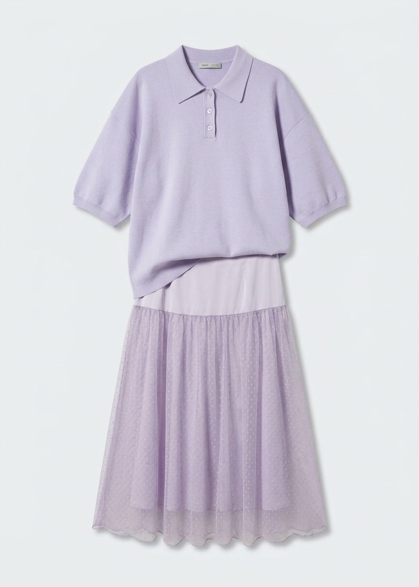 Malmo Satin Mini Shorts - Lavender