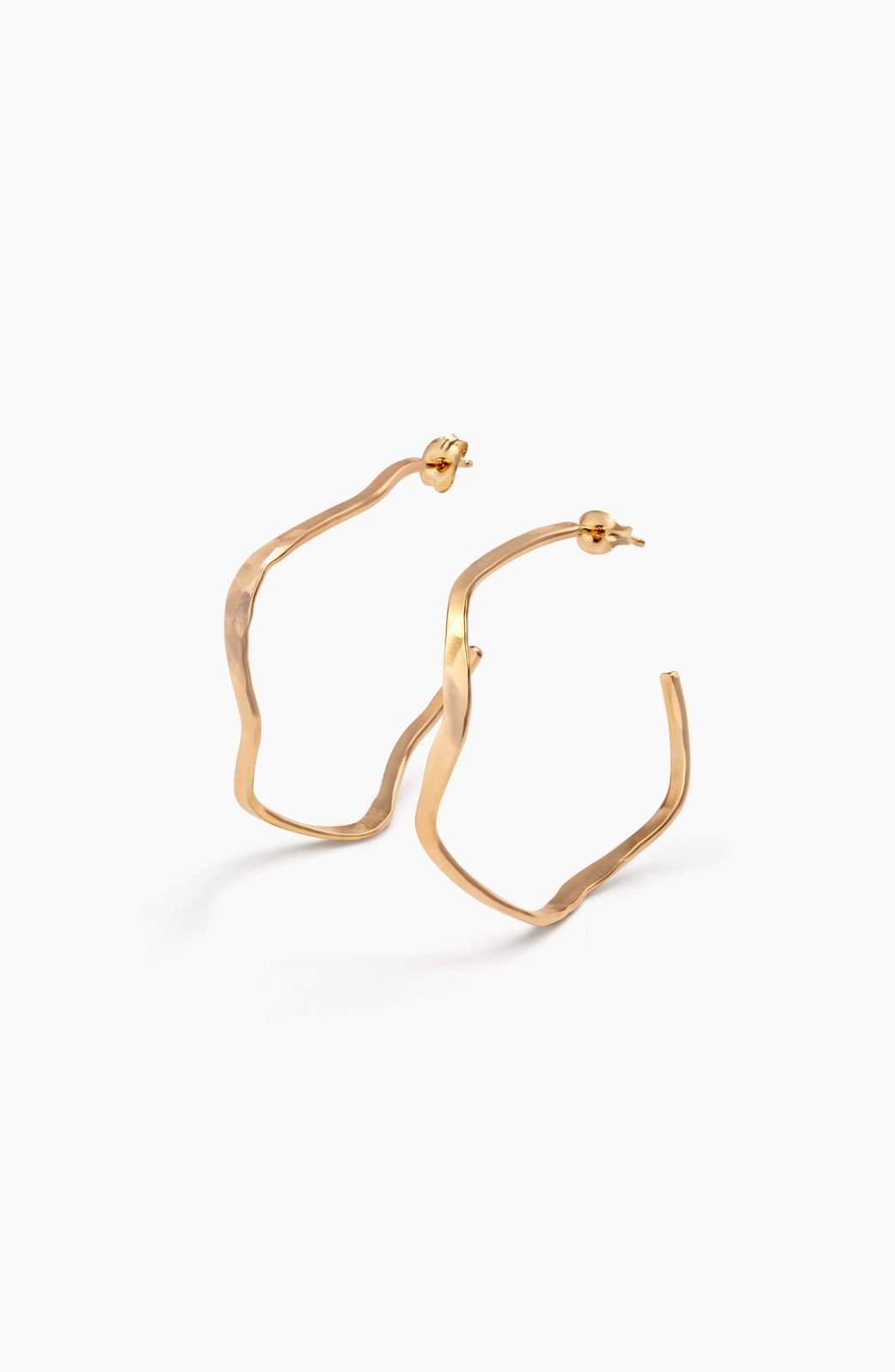 Olivia Wavy Hoops