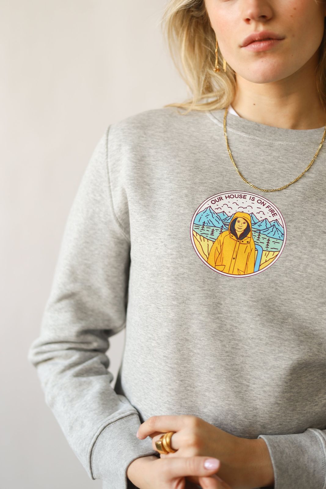 Greta Thunberg | Sustainable Organic Cotton Sweatshirt