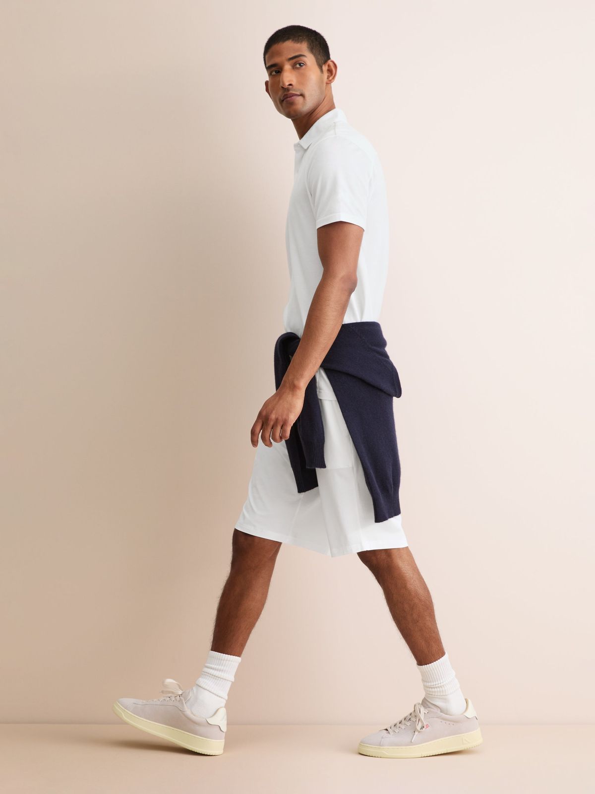 Basel Micro Modal Lounge Shorts White