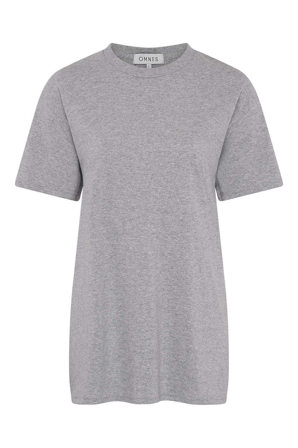 Jack Boyfriend Tee In Grey Marl