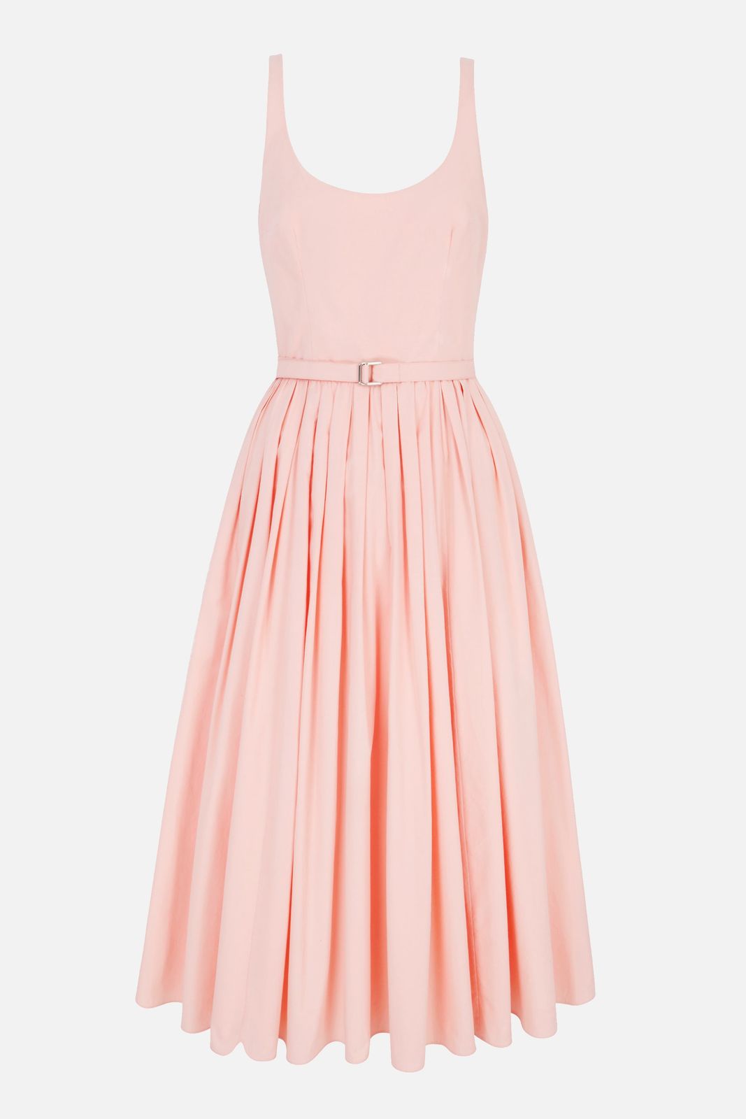 Eglantine Dress in Light Pink Cotton Popclan