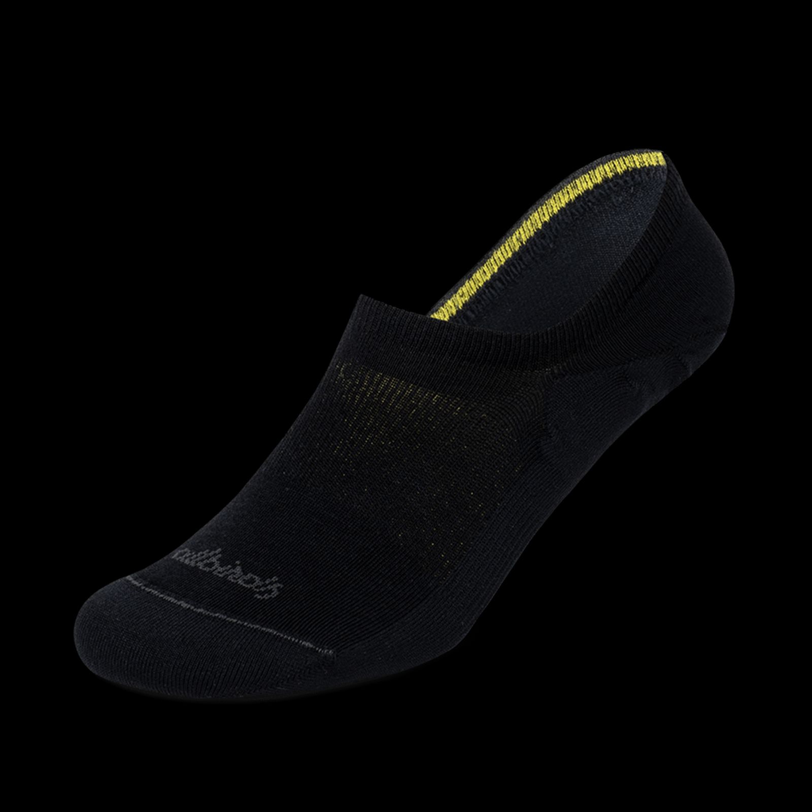 Anytime No Show Sock - Natural Black