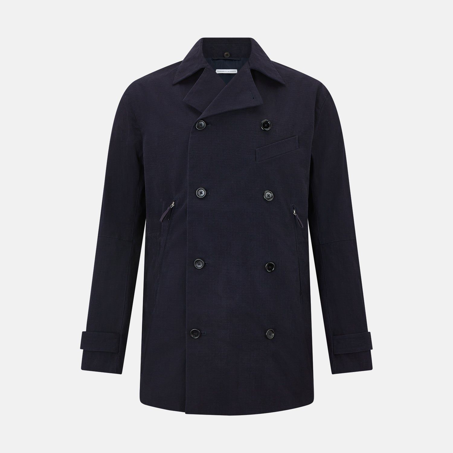 Navy Short Albert Trench Coat