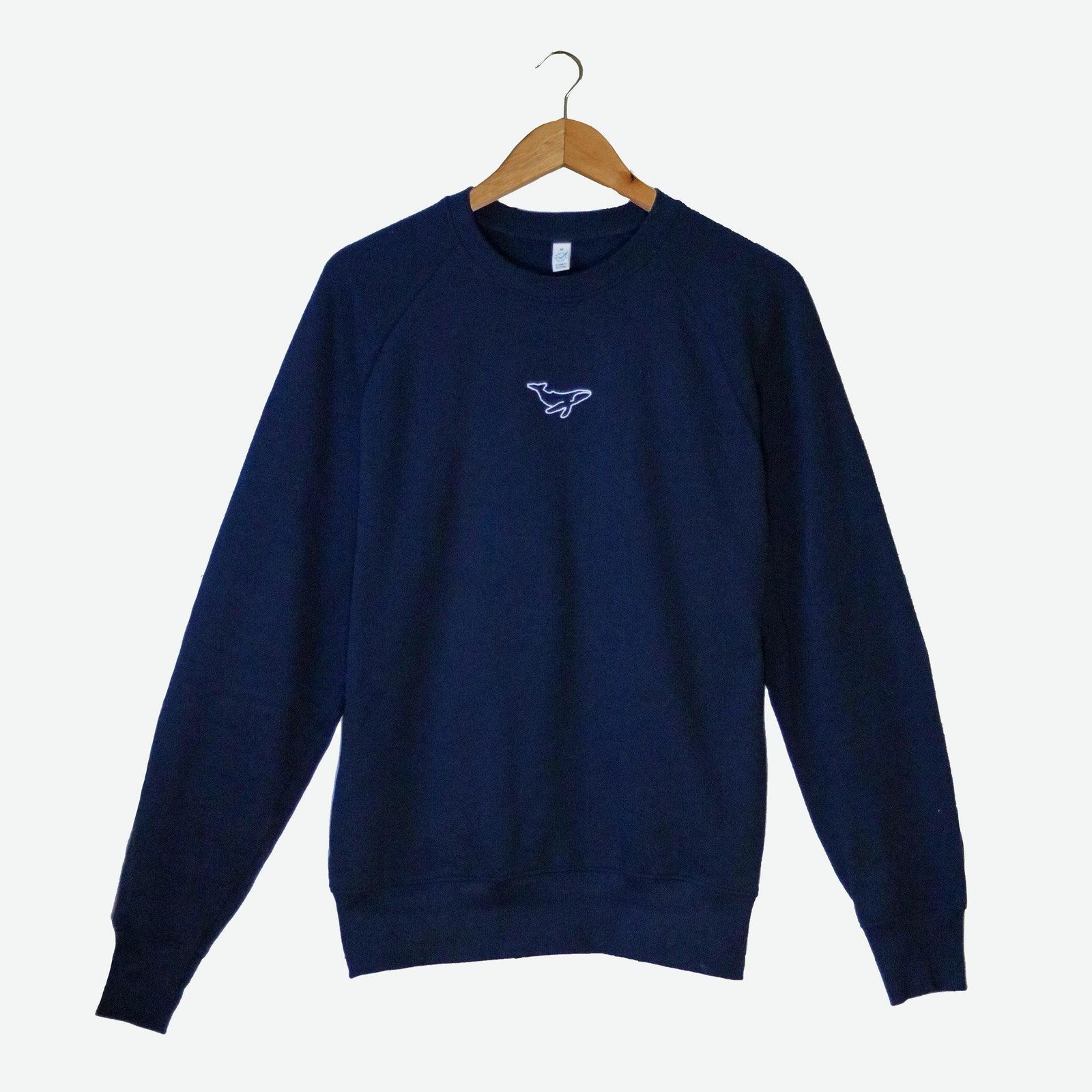 Humpback Unisex Sweater | 100% Organic Cotton | Navy