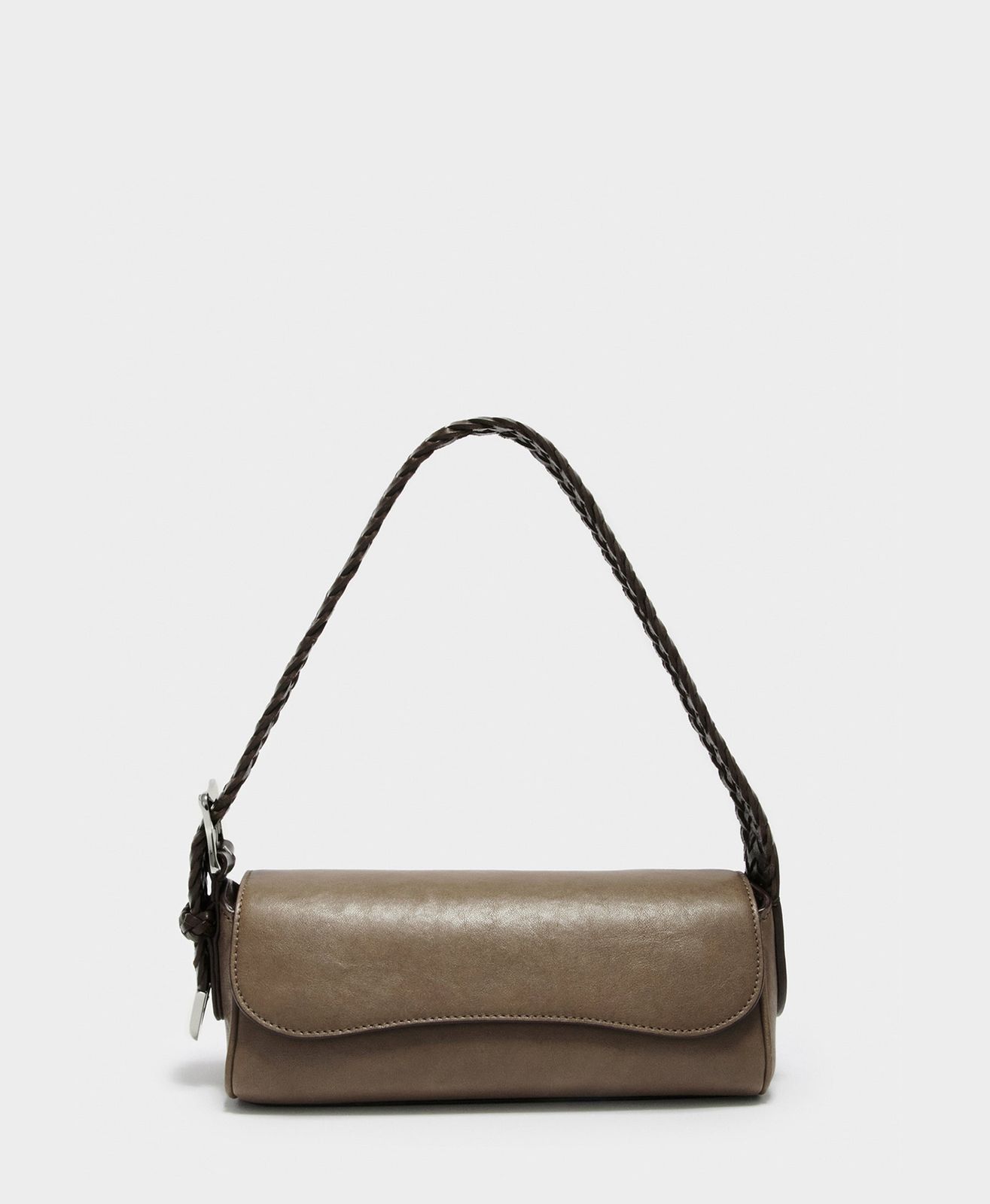 Bonny Baguette With Plaited Handle