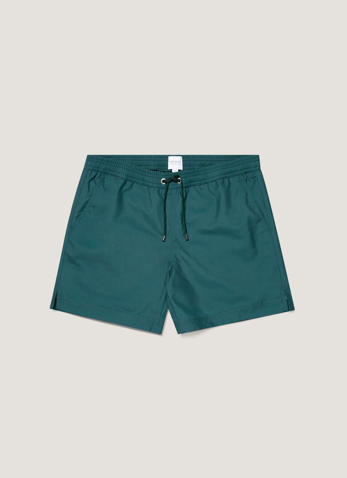 Men's Drawstring Swim Shorts in Forest