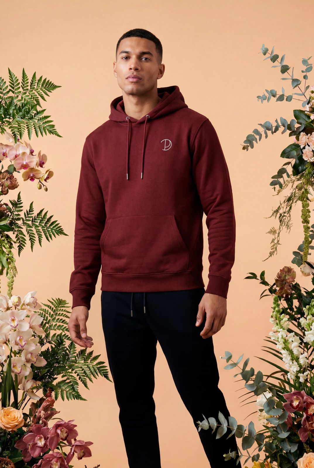 Embroidered P Hoodie