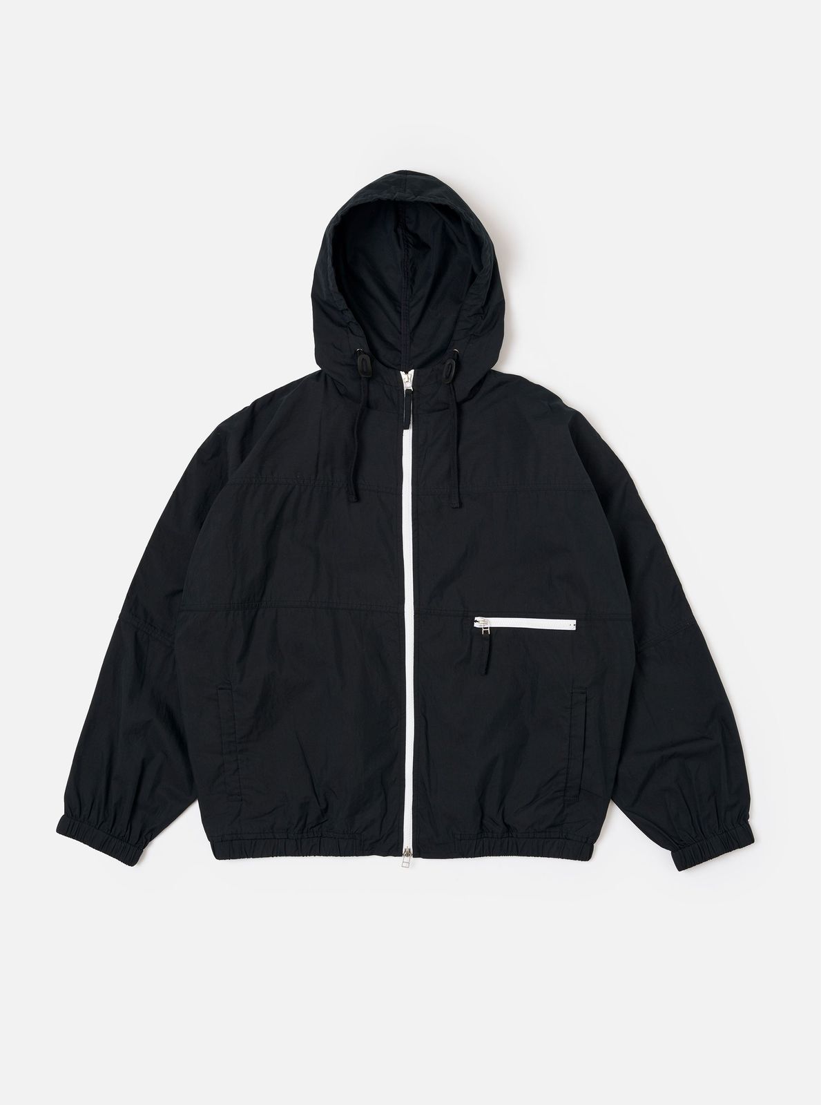 Navy Cotton Reycled Nylon Mix Daley Jacket
