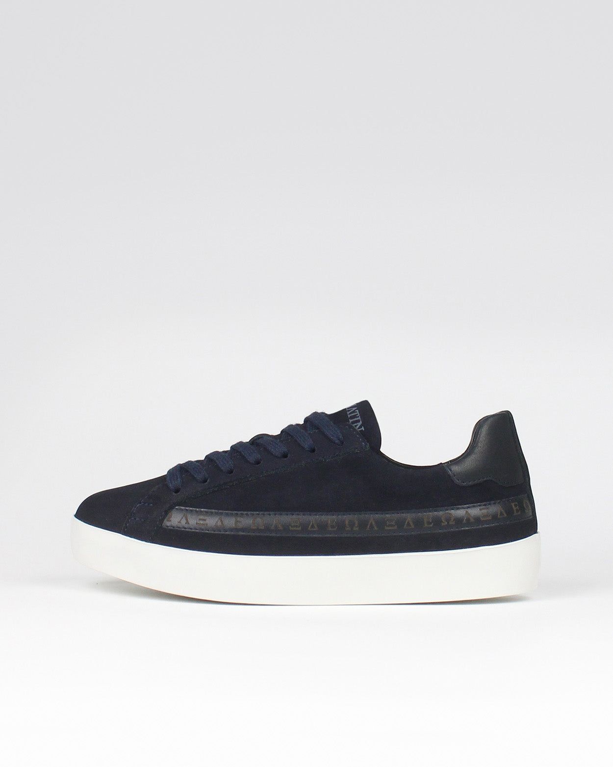 Olympus Low Top Trainers - Midnight Blue Nubuck Leather