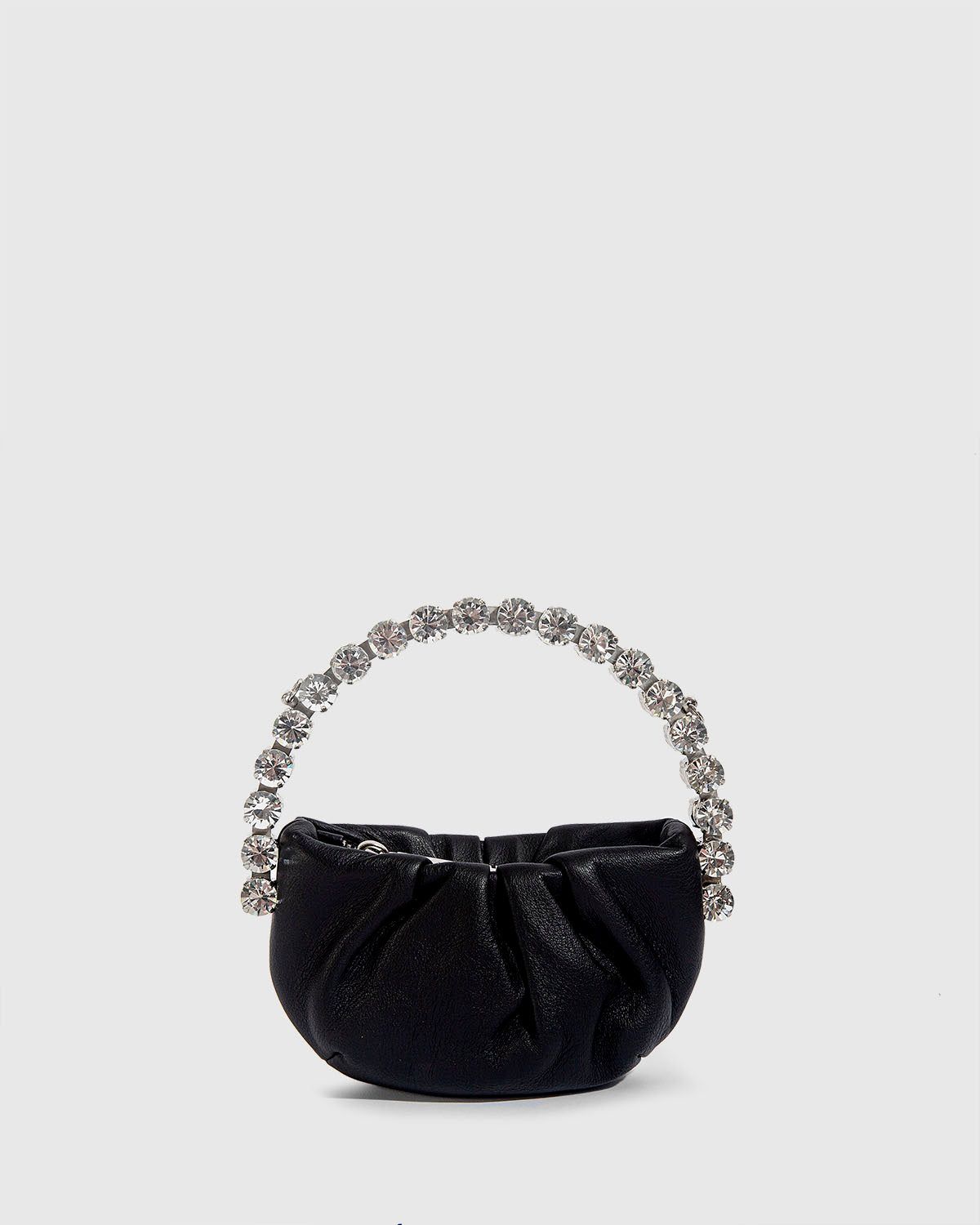 Black Micro Eternity Clutch