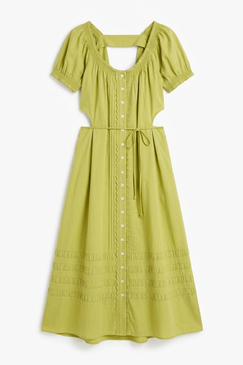 Noemie Mini Dress - Celery