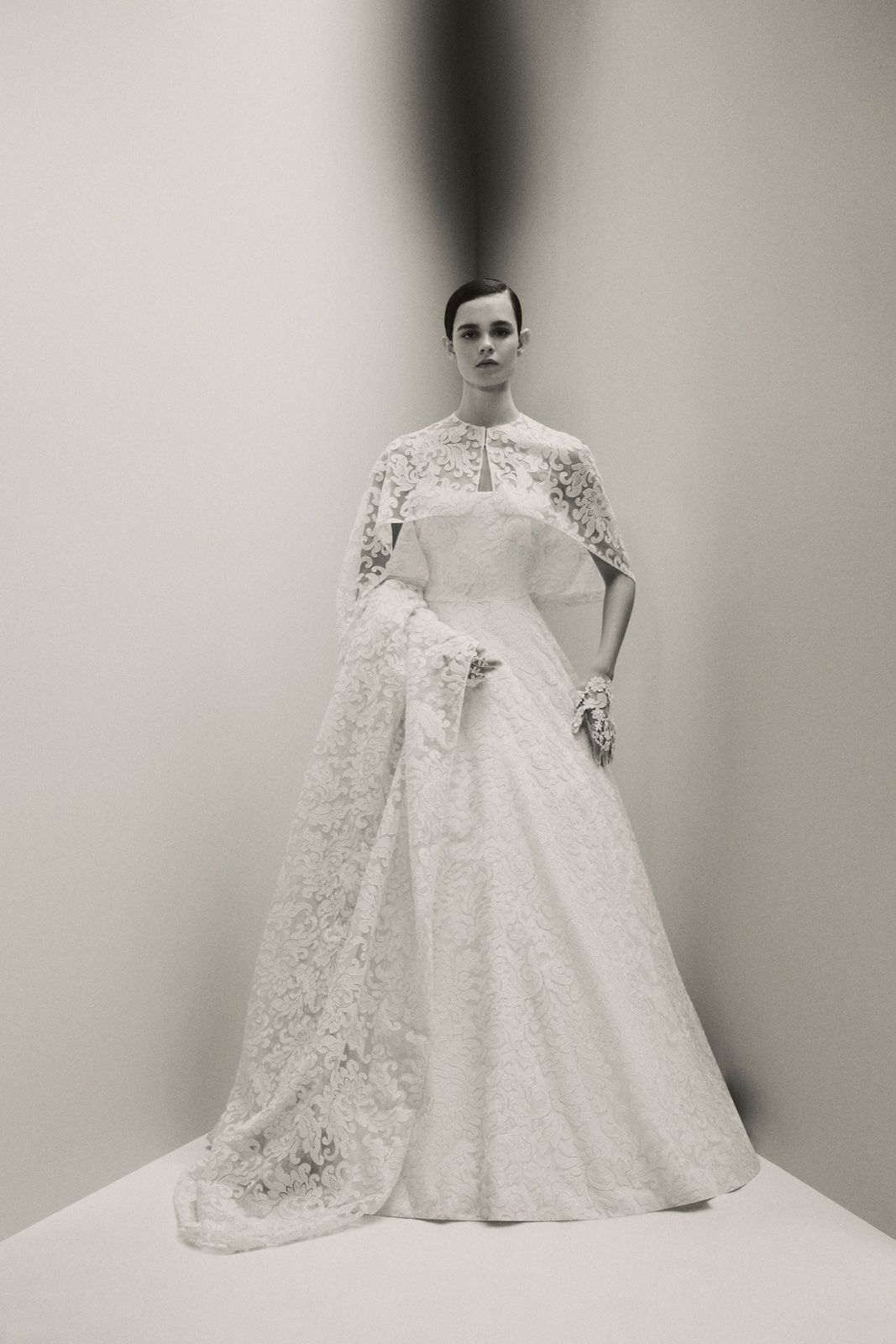 Consuela Bridal Dress with Lucrezia Cape