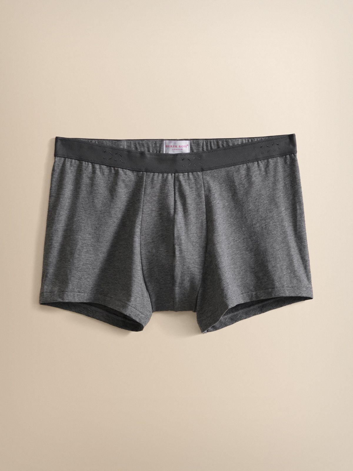 Jack Pima Cotton Boxer Briefs Charcoal Grey