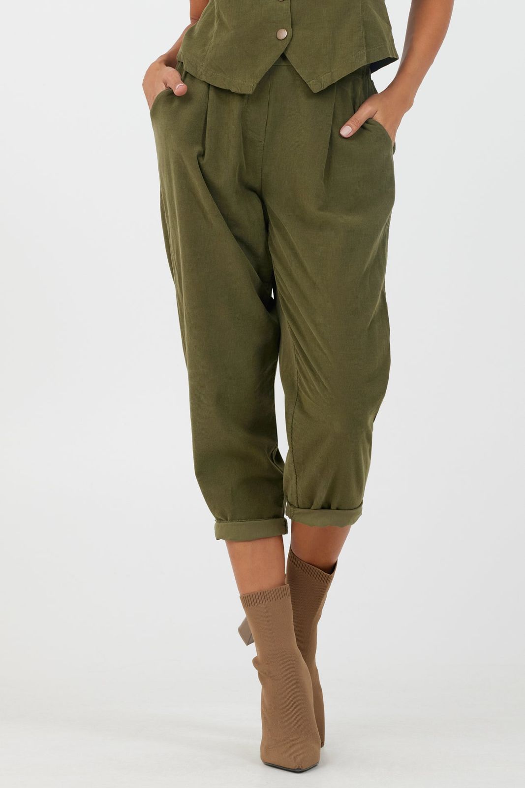 Roz Baby Cord Peg Pants