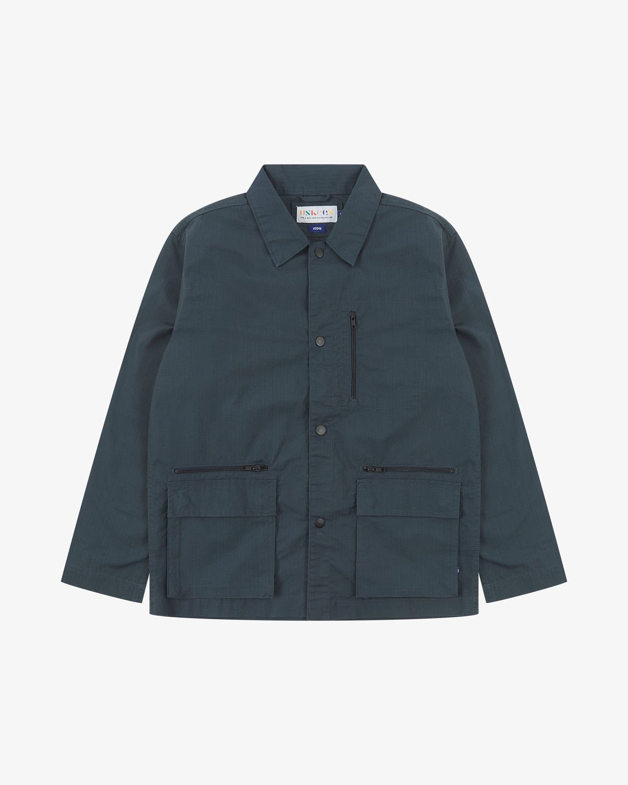 3046 Ripstop utility jacket - previous dye batch - blueberry