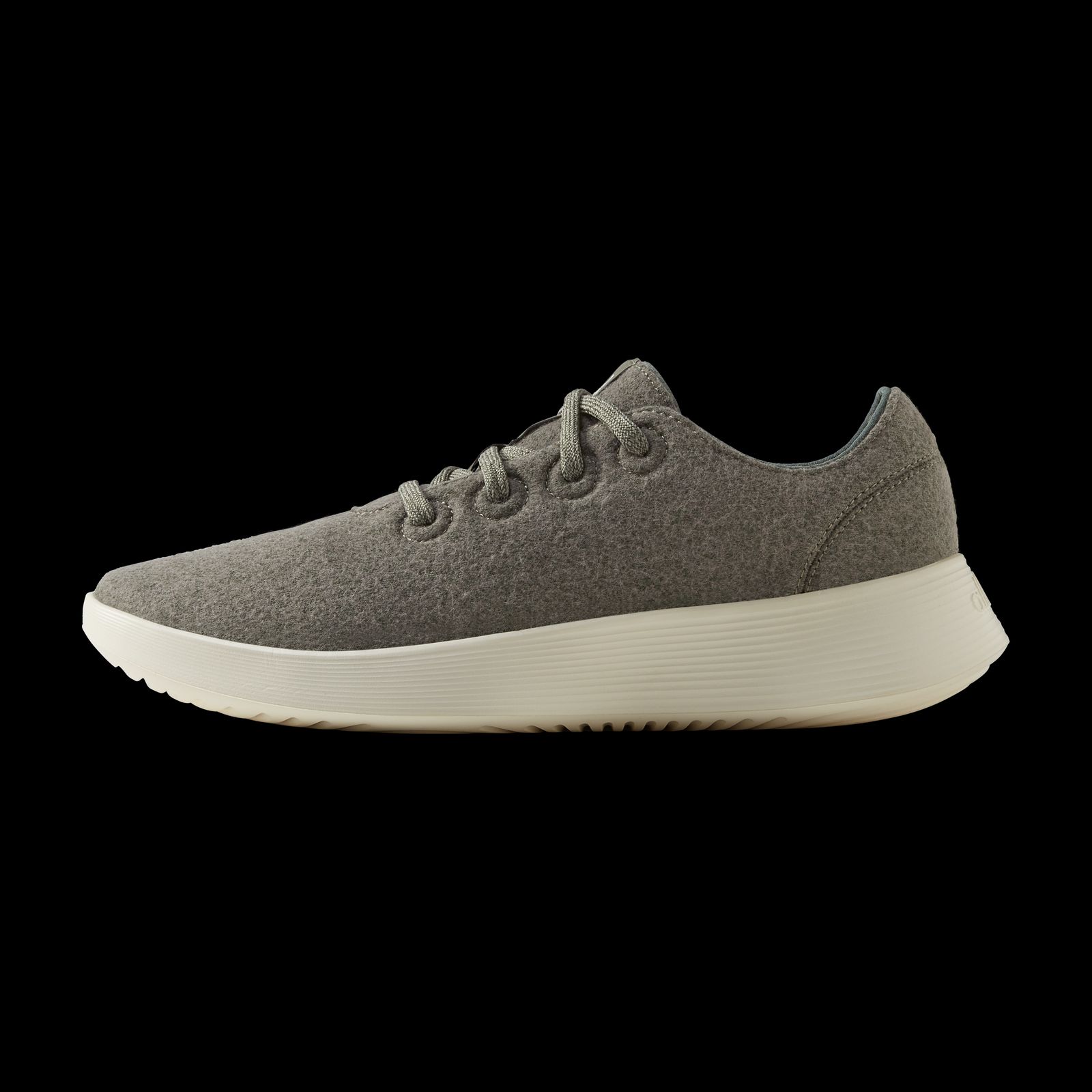 Women's Wool Runner Go - Rugged Green (Stony Cream Sole)