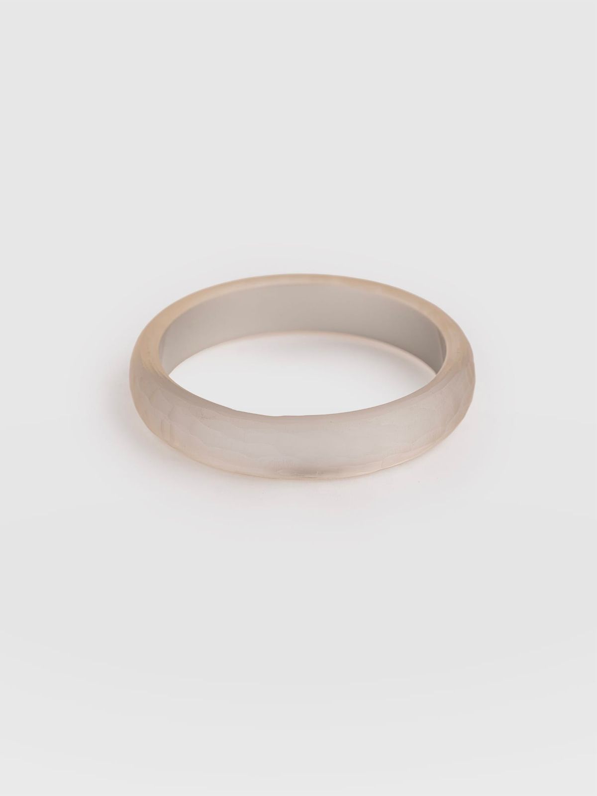 Hammered Bangle - Champagne