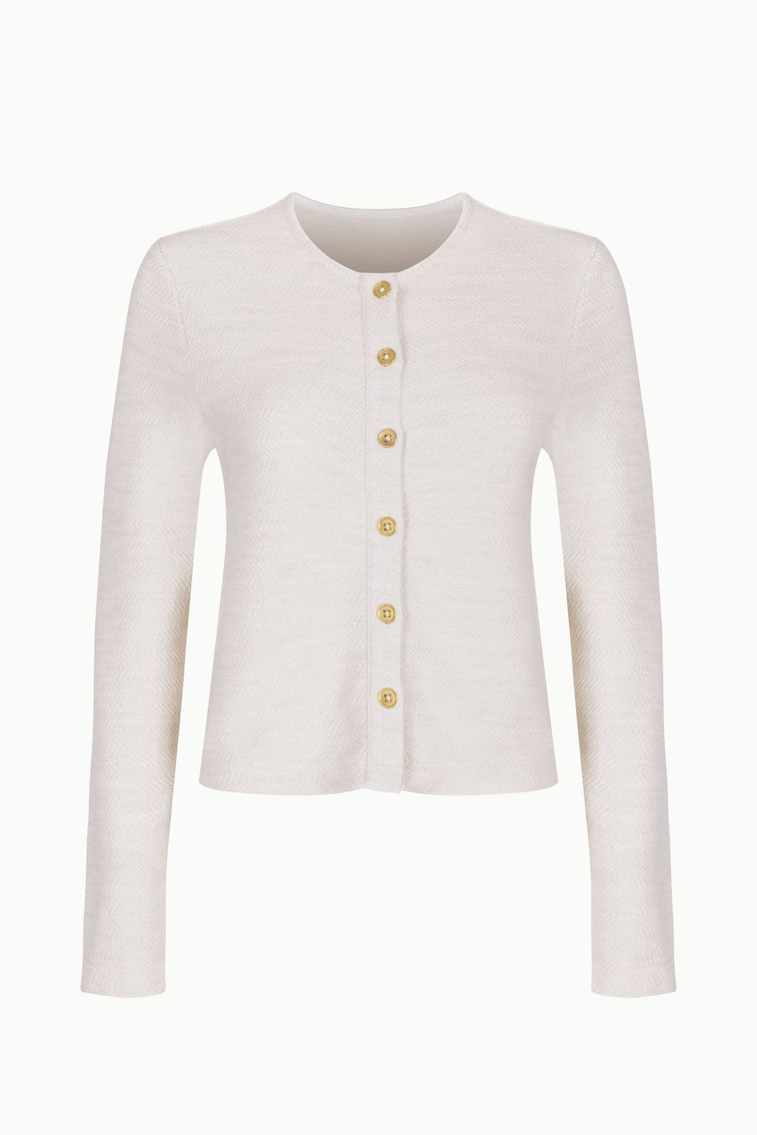 The Kōr Cardigan made from Deadstock Fabrics