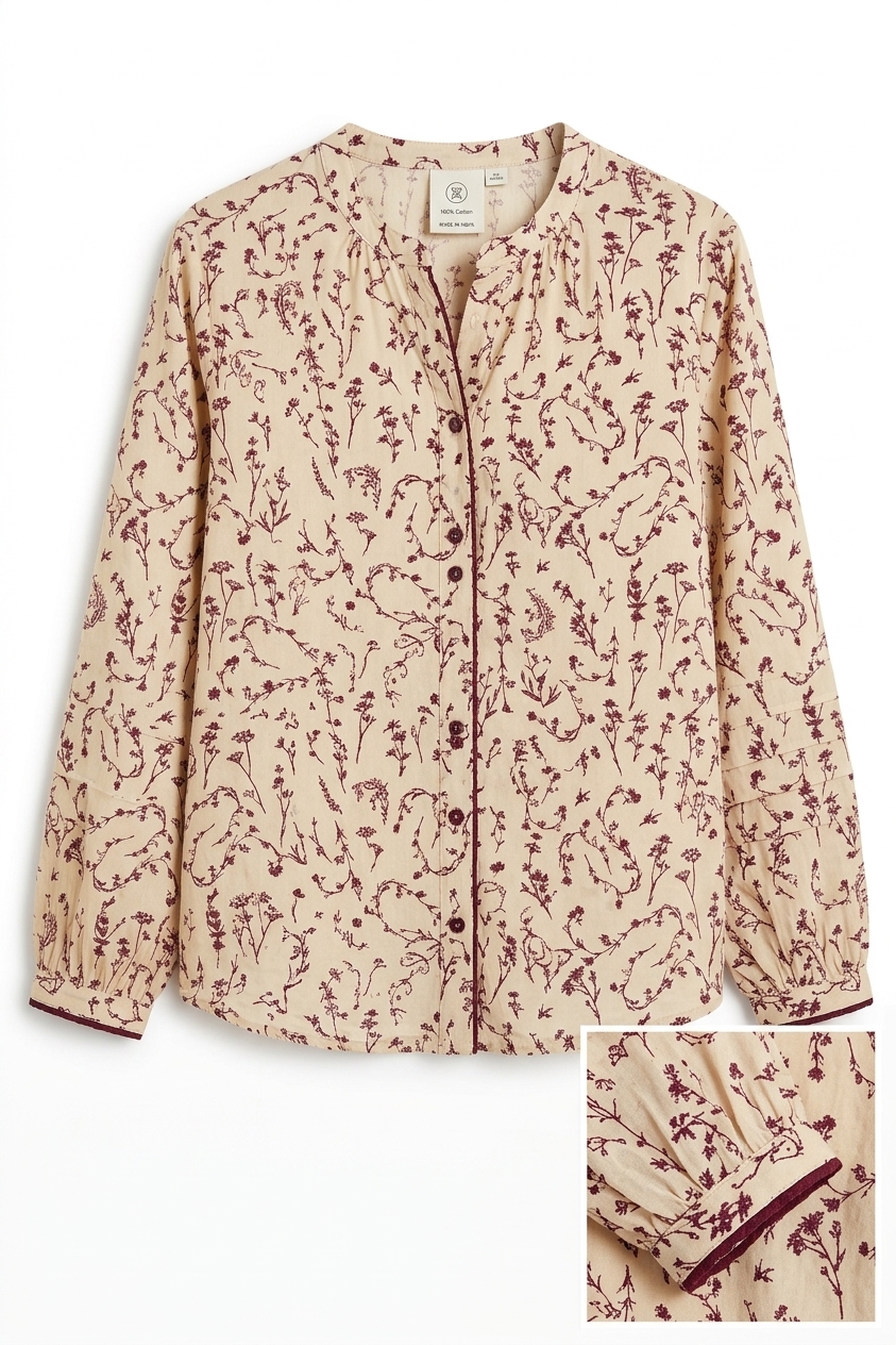 Iverna Printed Blouse