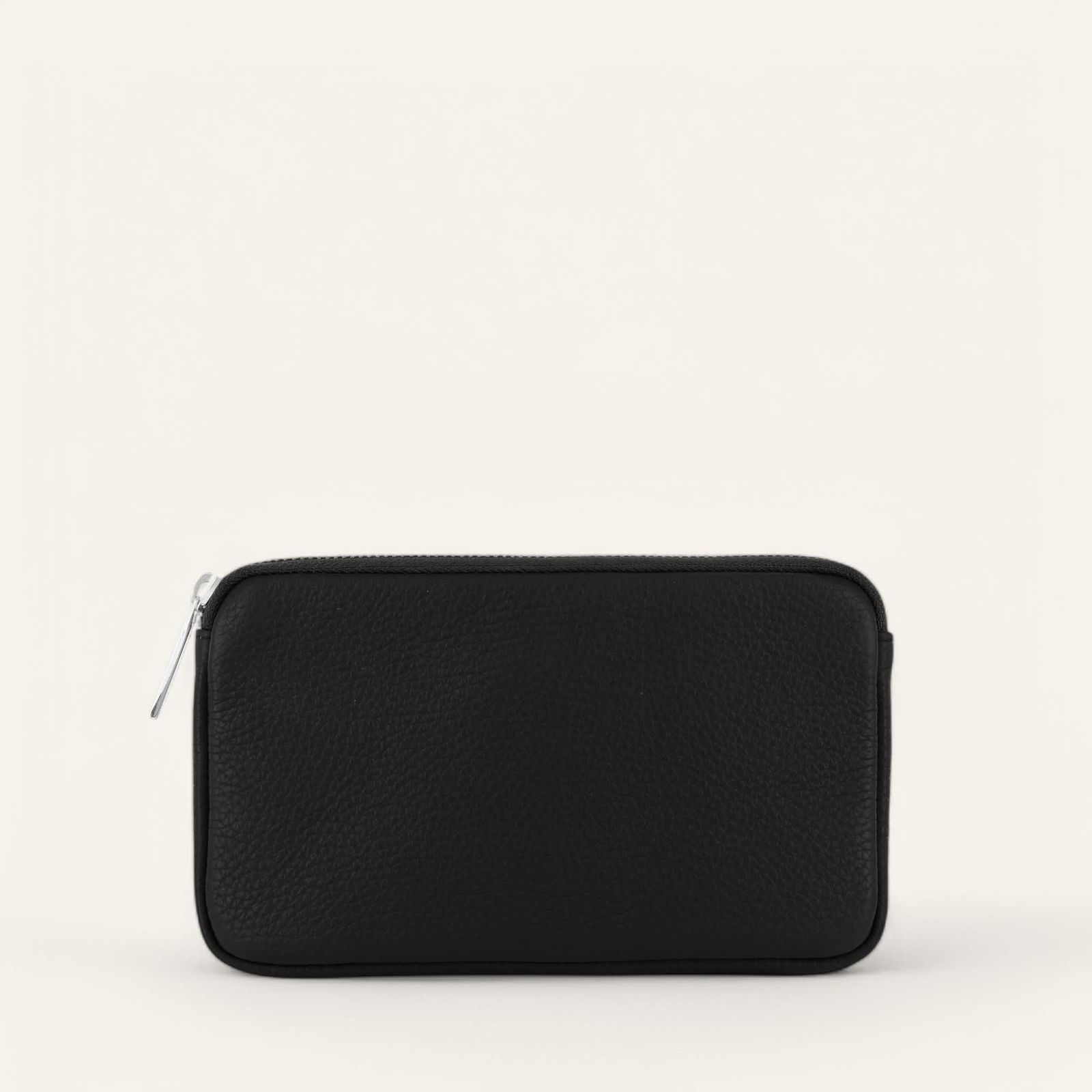 Millie Pouch | Black with Silver hardware