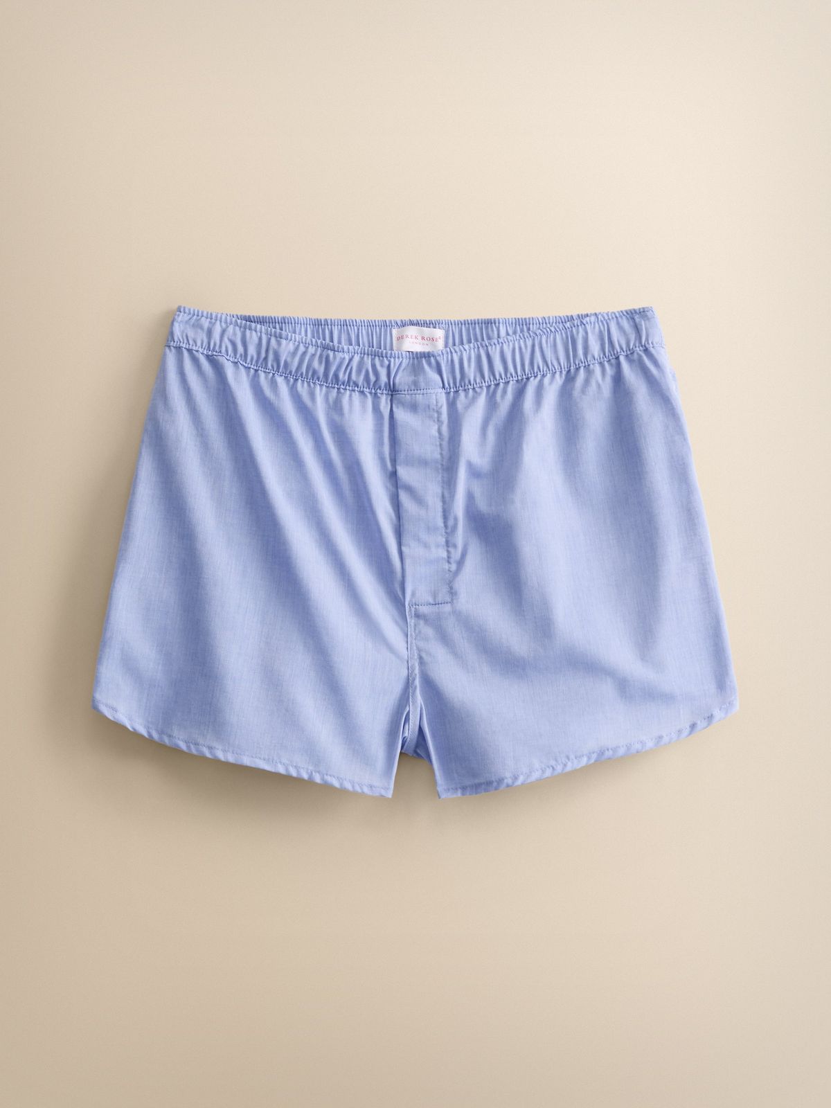 Amalfi Cotton Batiste Modern Fit Boxers Mid Blue
