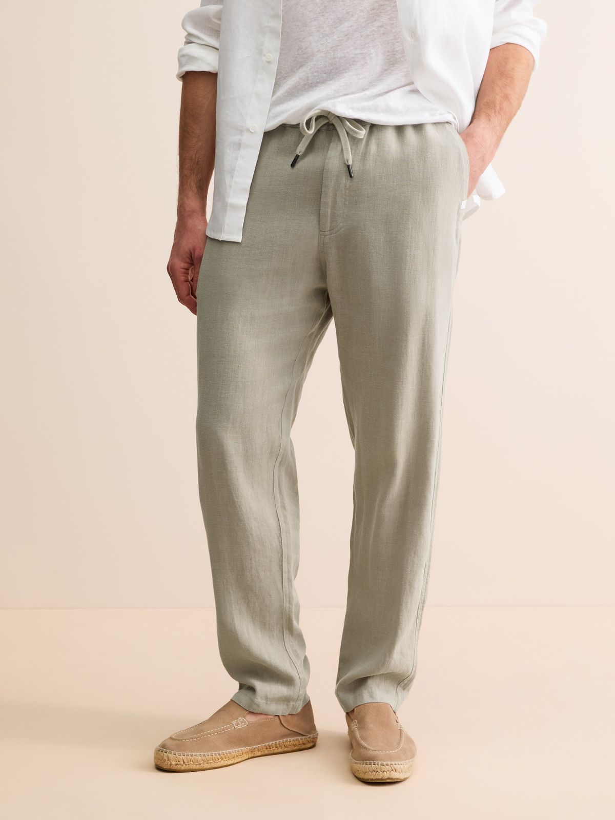 Vienna Linen Trousers Sand Stone