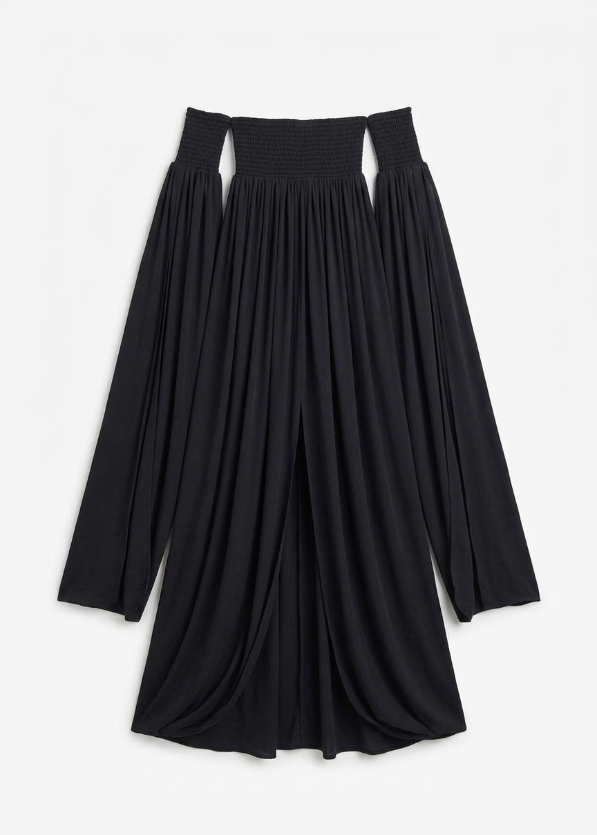 Coperni All In One Smock Dress - Black