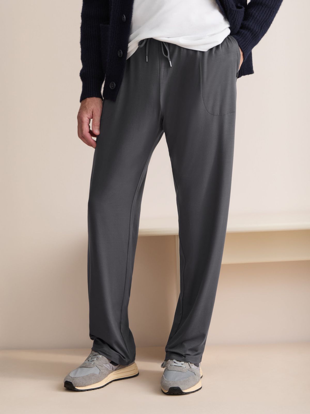 Basel Micro Modal Lounge Trousers Elephant Grey