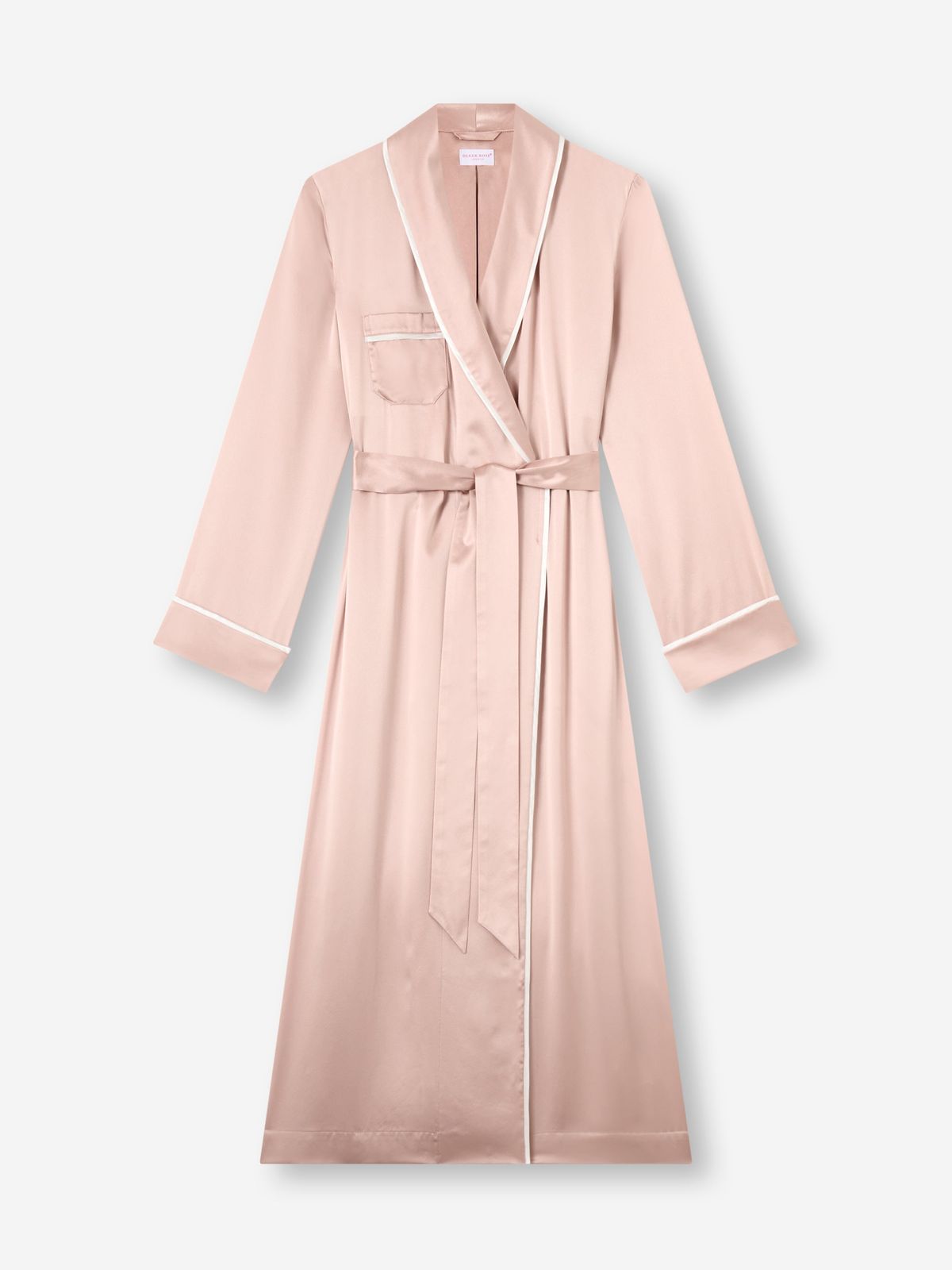 Bailey Silk Dressing Gown Pink