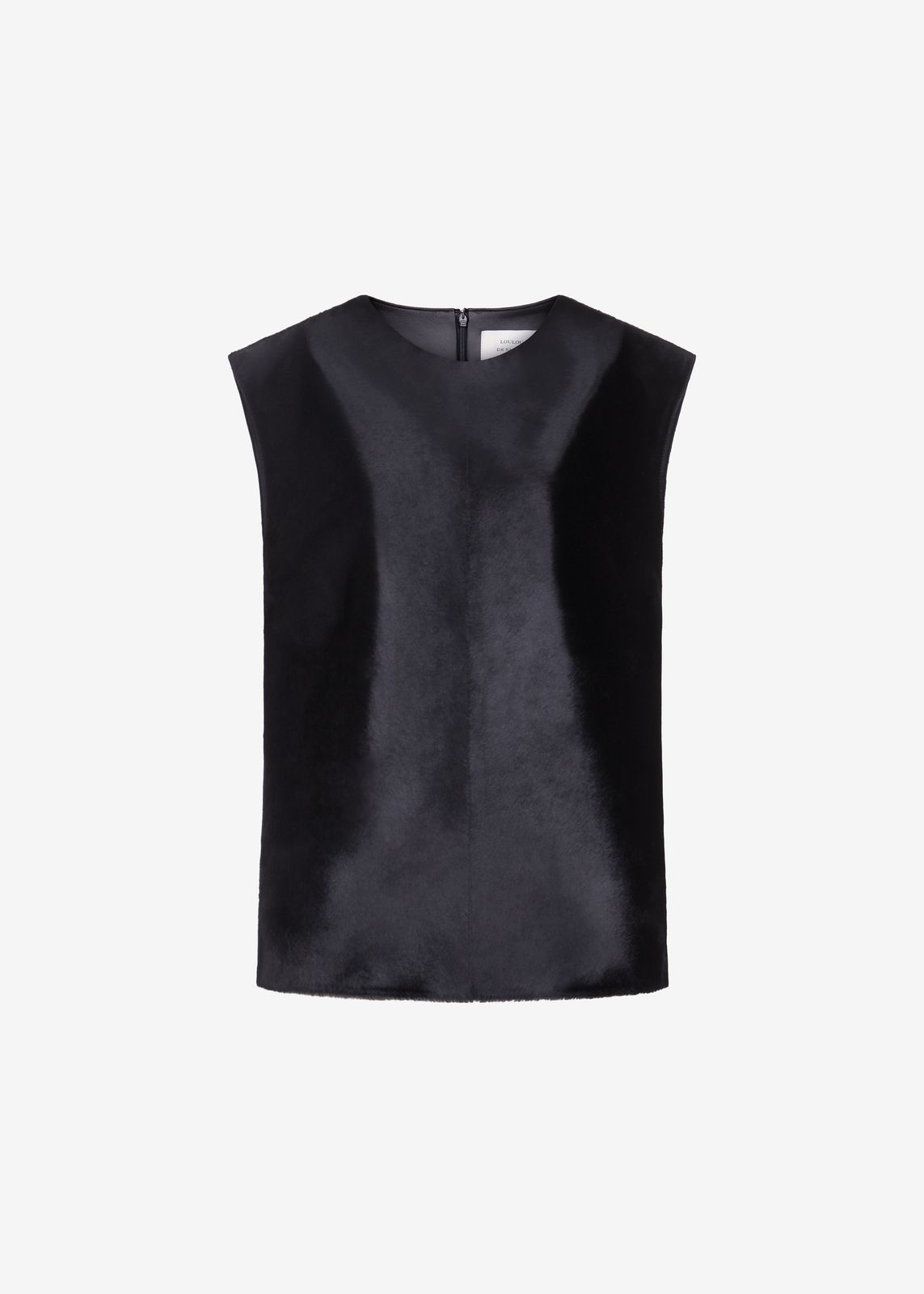 Loulou De Saison Juni Sleeveless Straight Top - Black