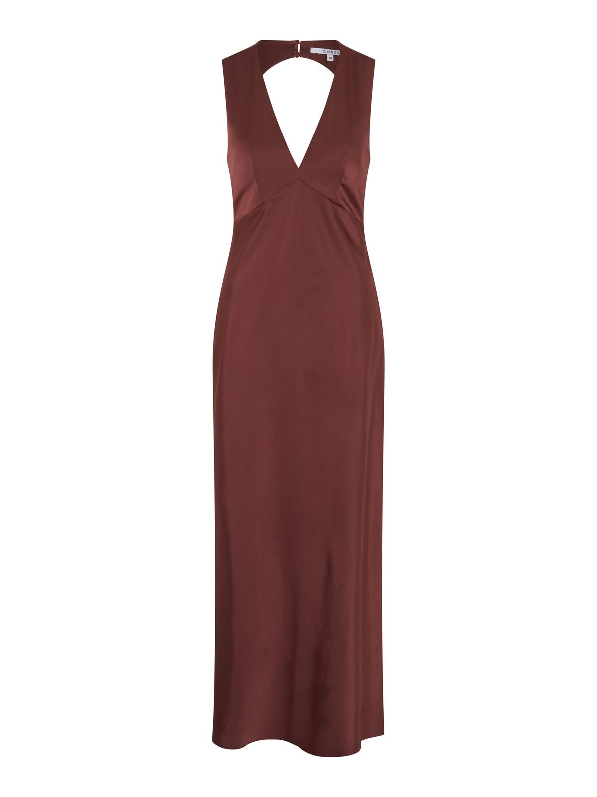 Nova Tie Back Dress In Chocolate