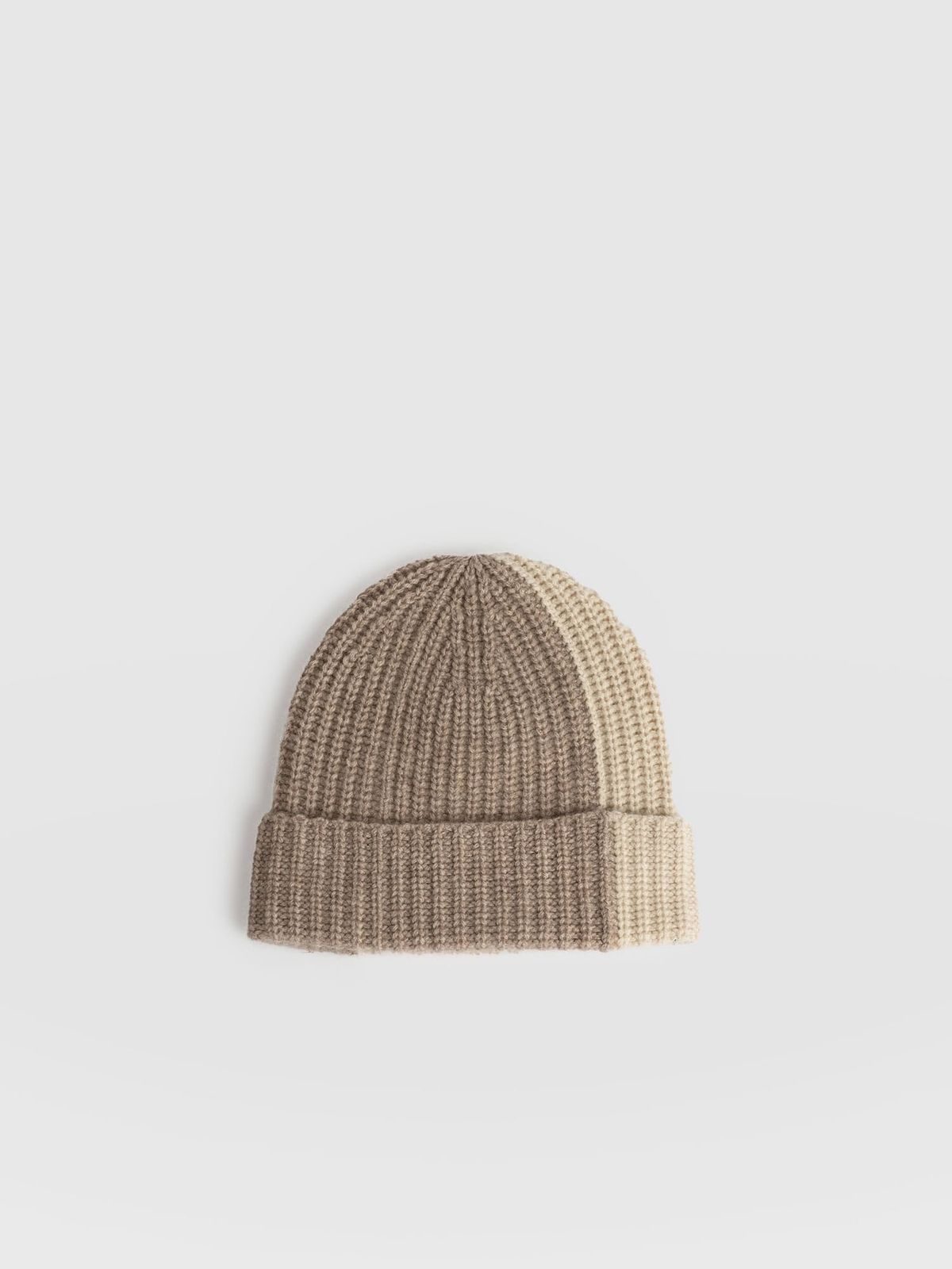 Cashmere Beanie - Cream/Beige