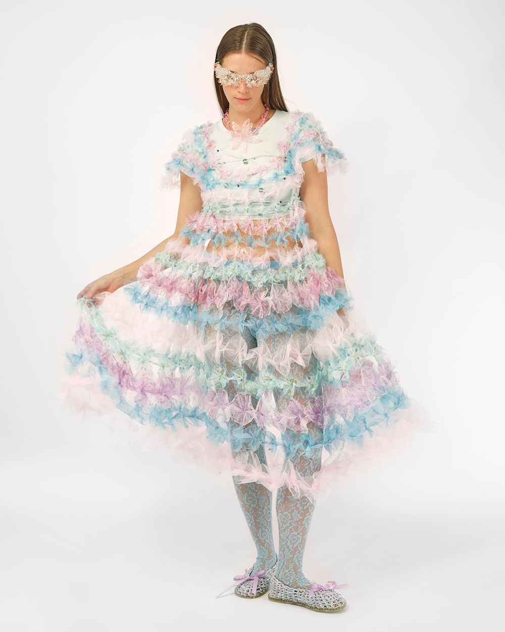 AIR-FLOWER MAXI DRESS