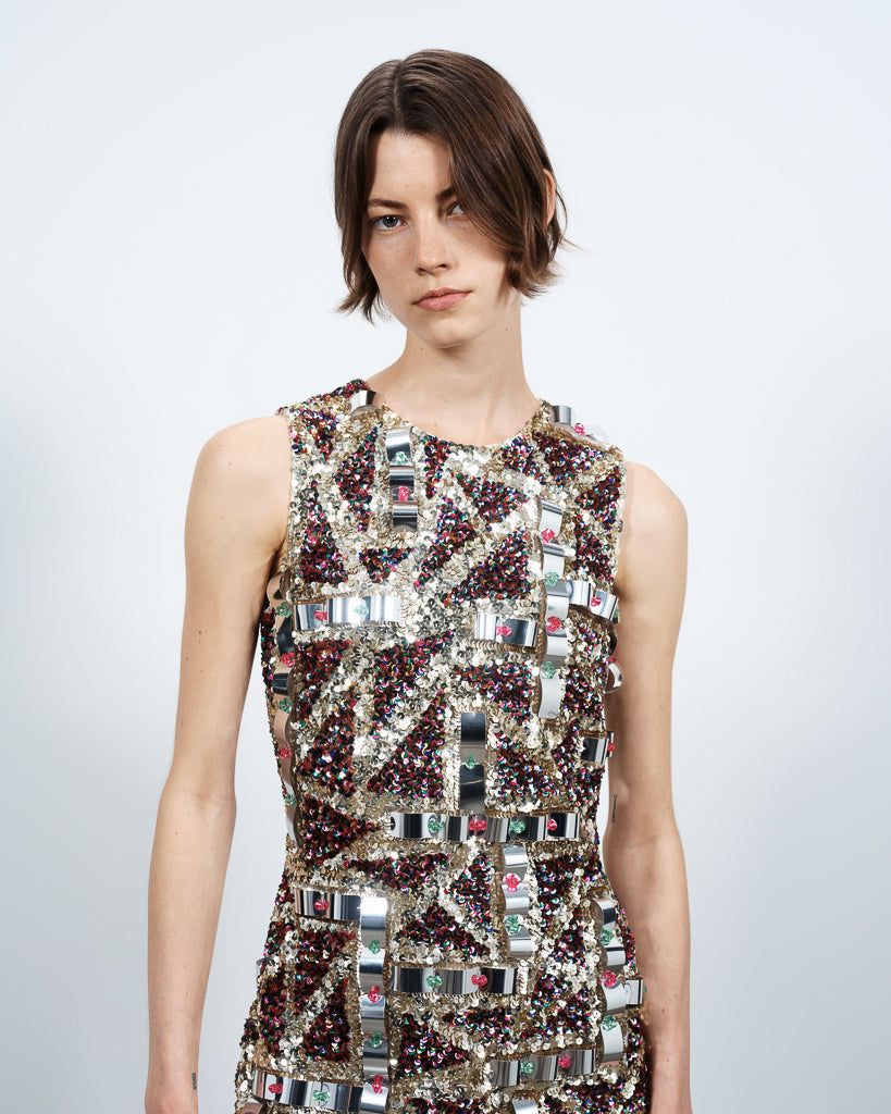 WOMENS EMBELLISHED MINI SHIFT DRESS IN PINK