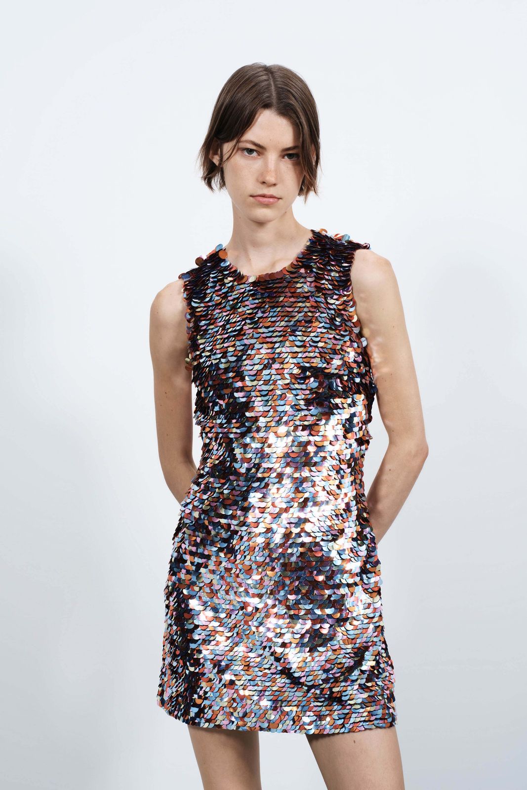 CL_EMBELLISHED MINI DRESS - MULTI_DR0523PG1917