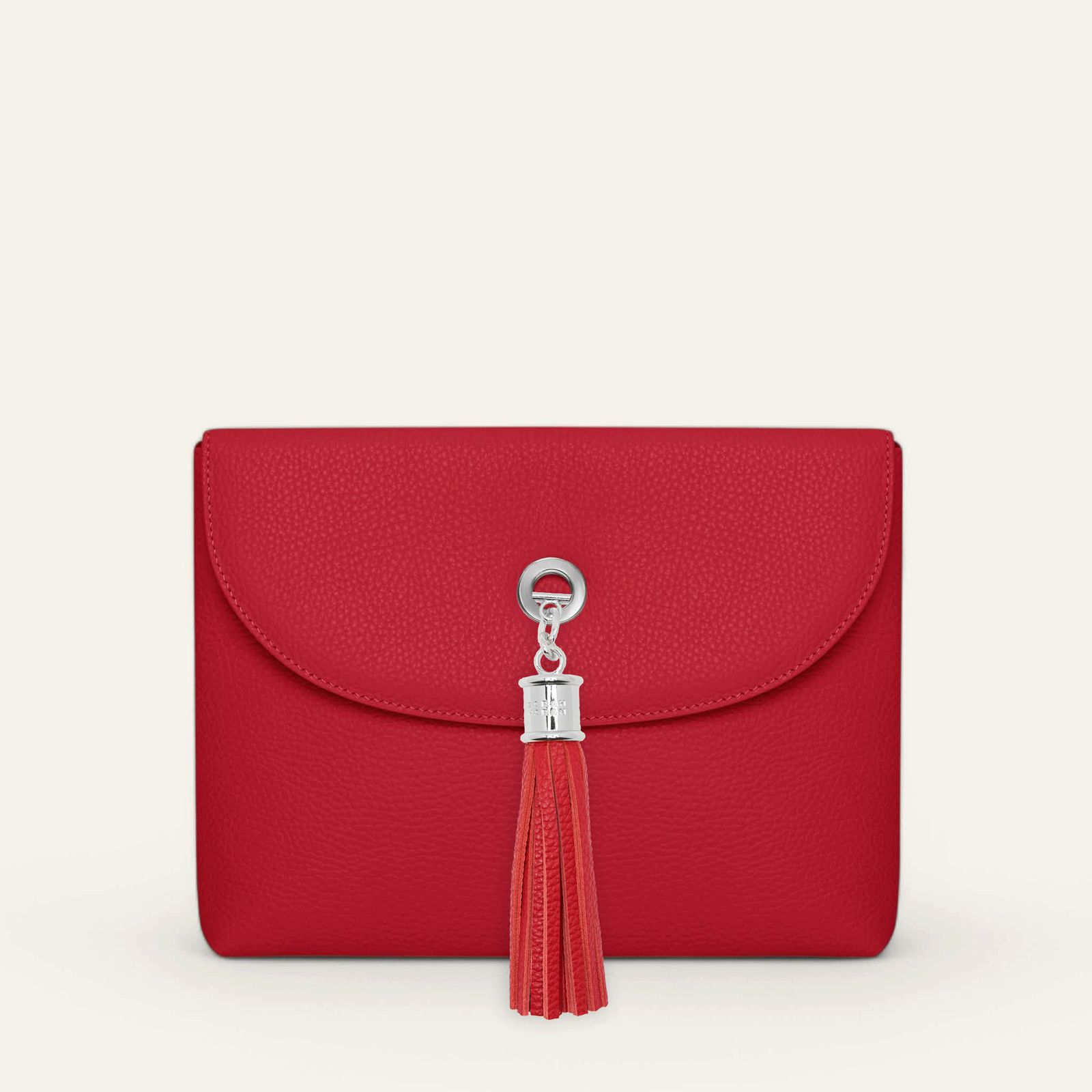 Jasmine Crossbody | Pillarbox Red with Silver hardware