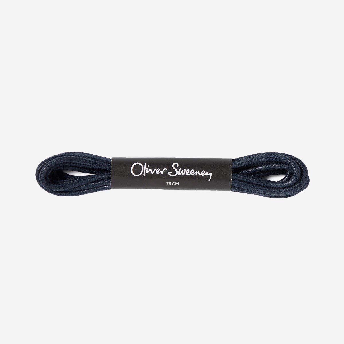 Short Round Navy Laces