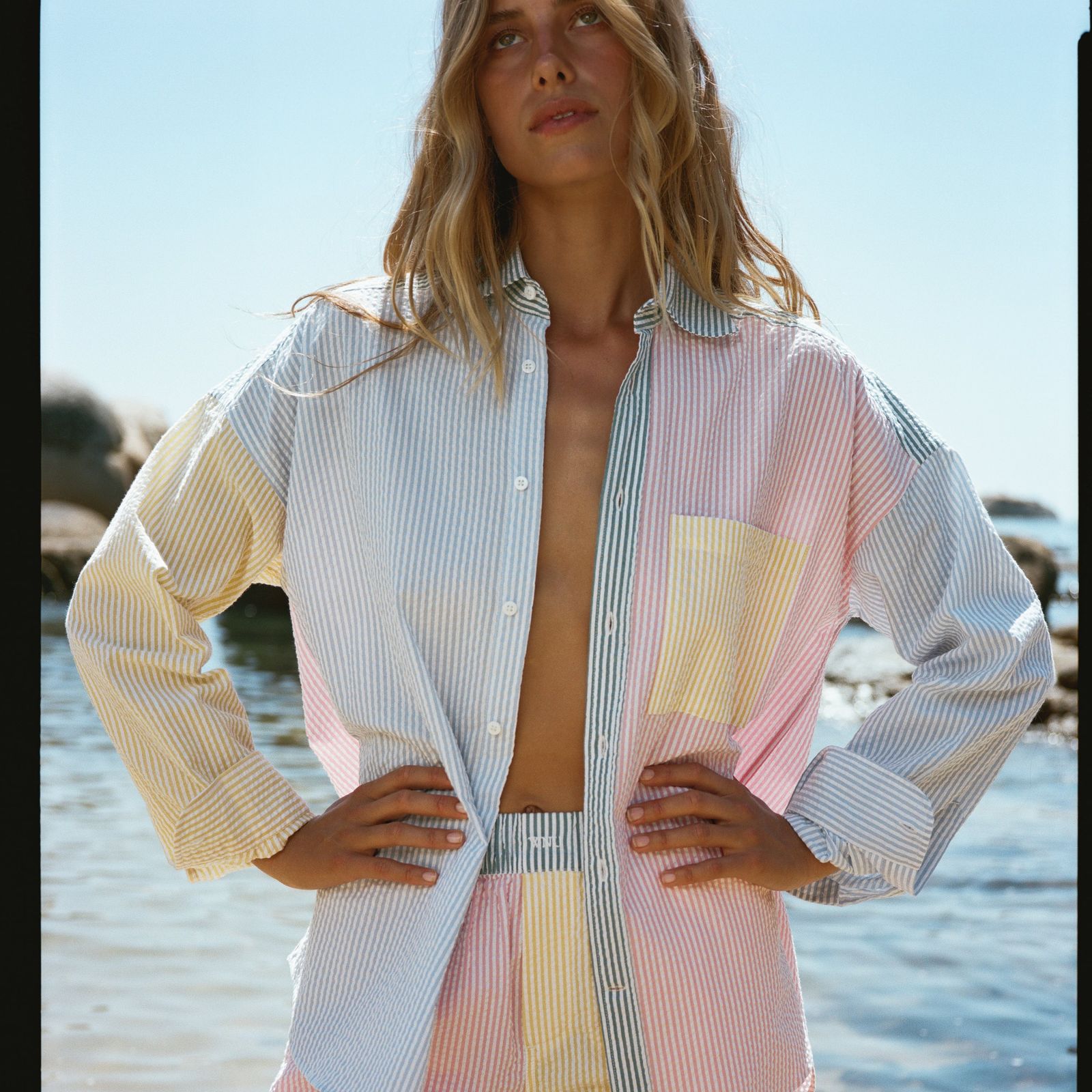 The Weekend: Seersucker, Multi Patchwork