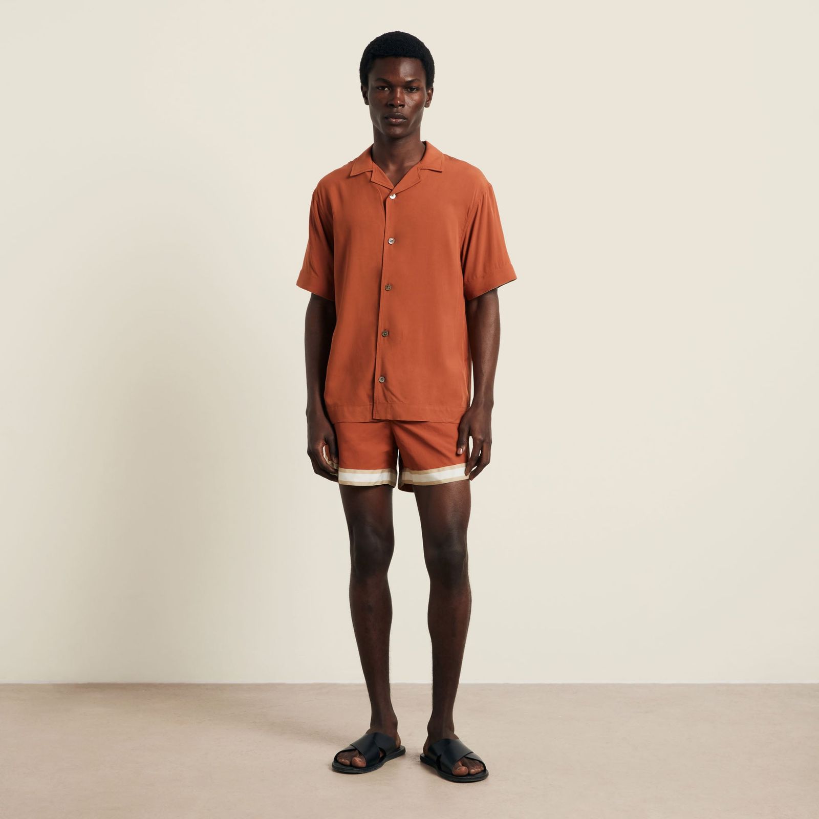 Valbonne Ecovero™ Signature Shirt - Rust