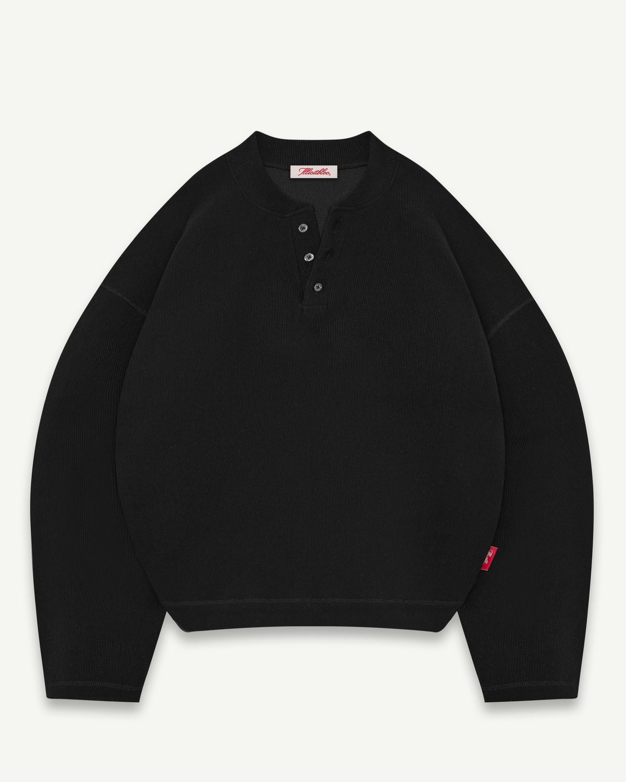 HENLEY CLOUDRIB™ - BLACK
