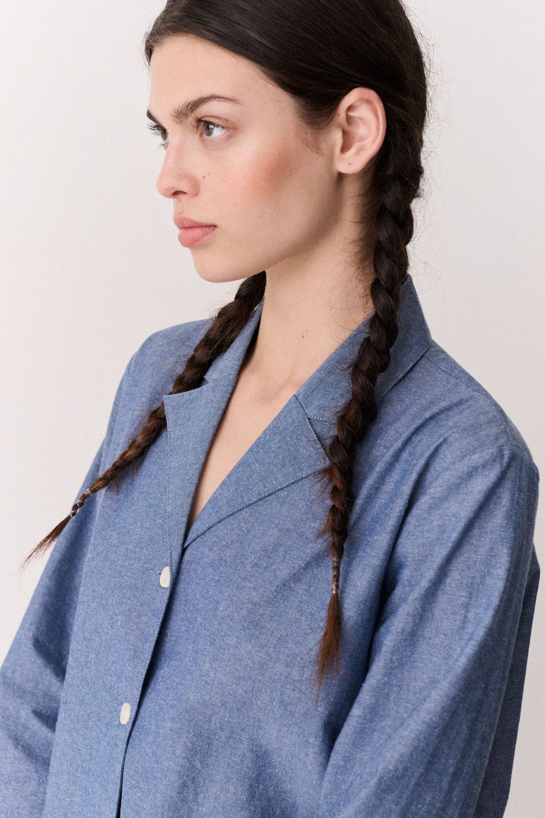 Womens 402 Shirt Chambray Blue