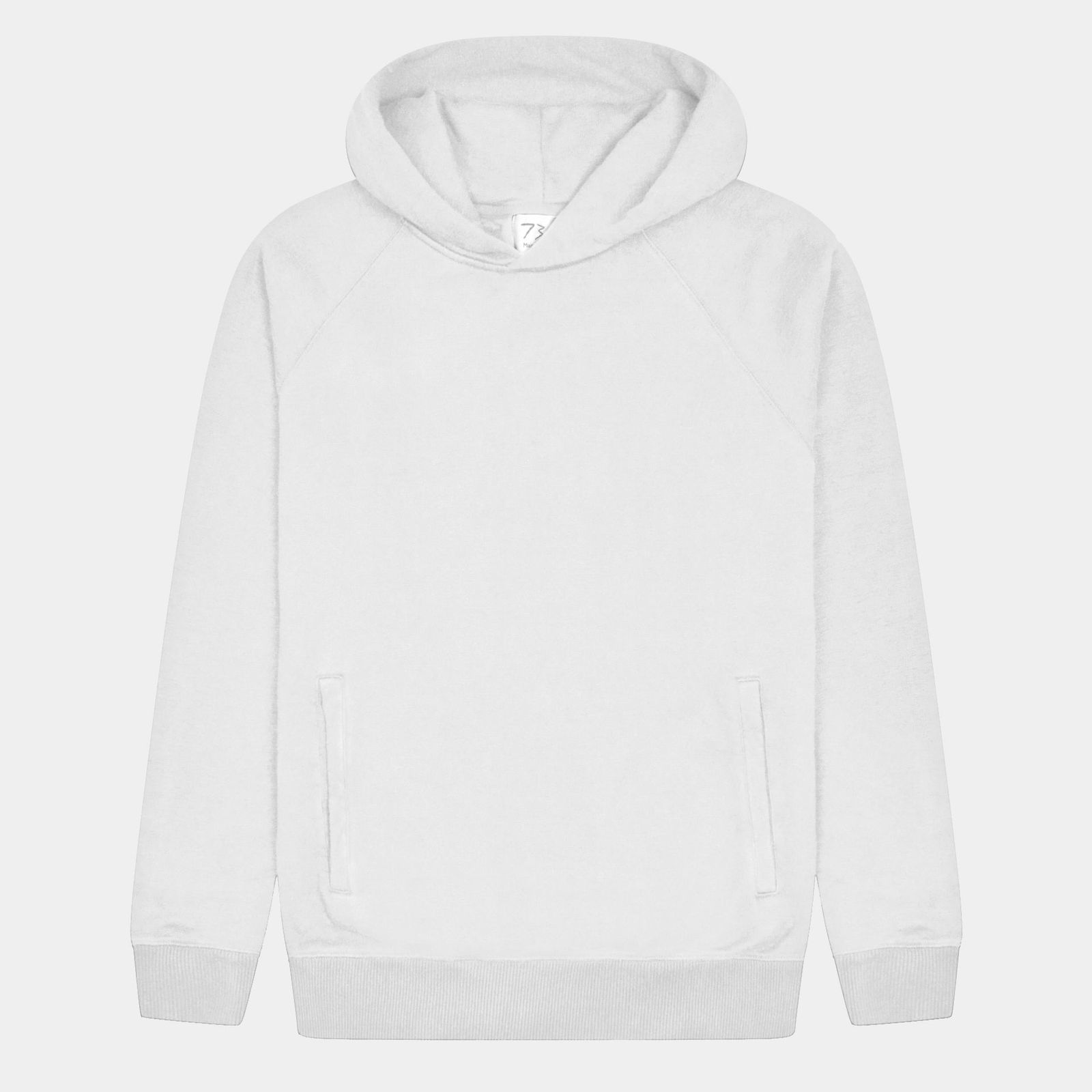 Hemp and Organic Cotton Hoodie | Blanc/White