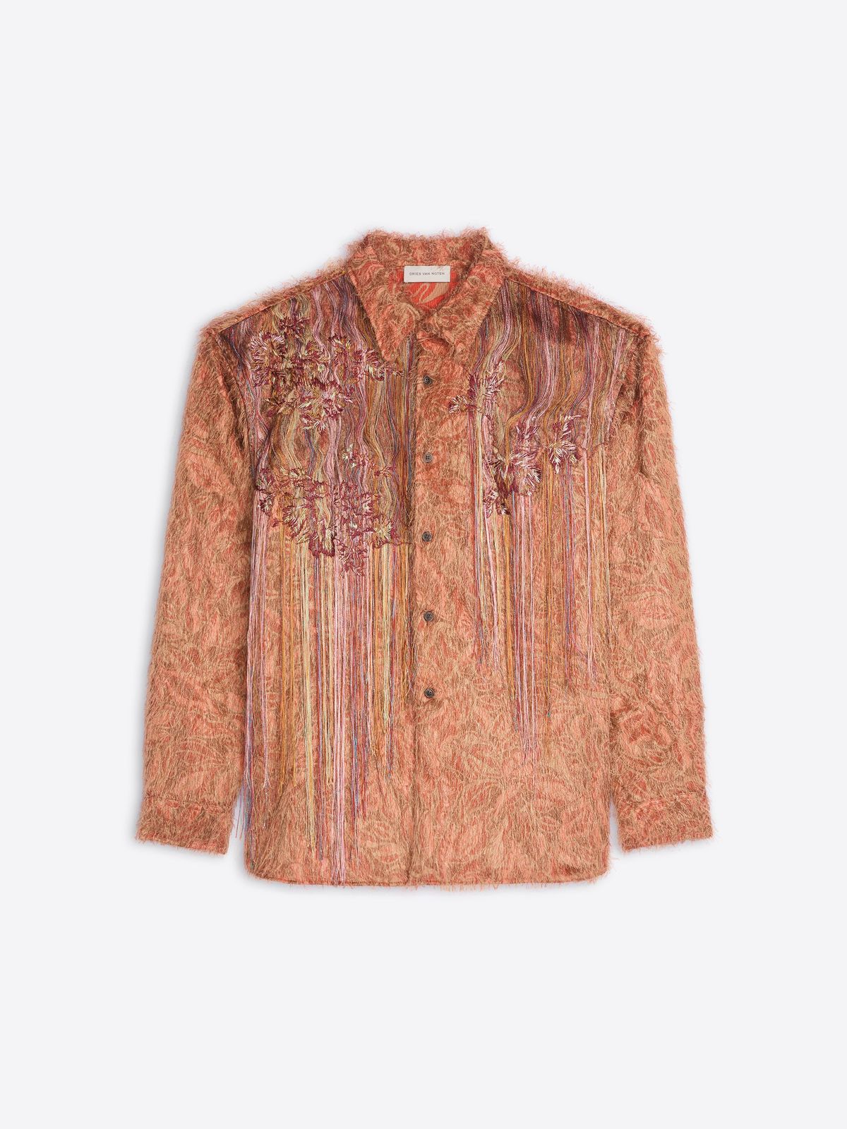 Loose embroidered shirt